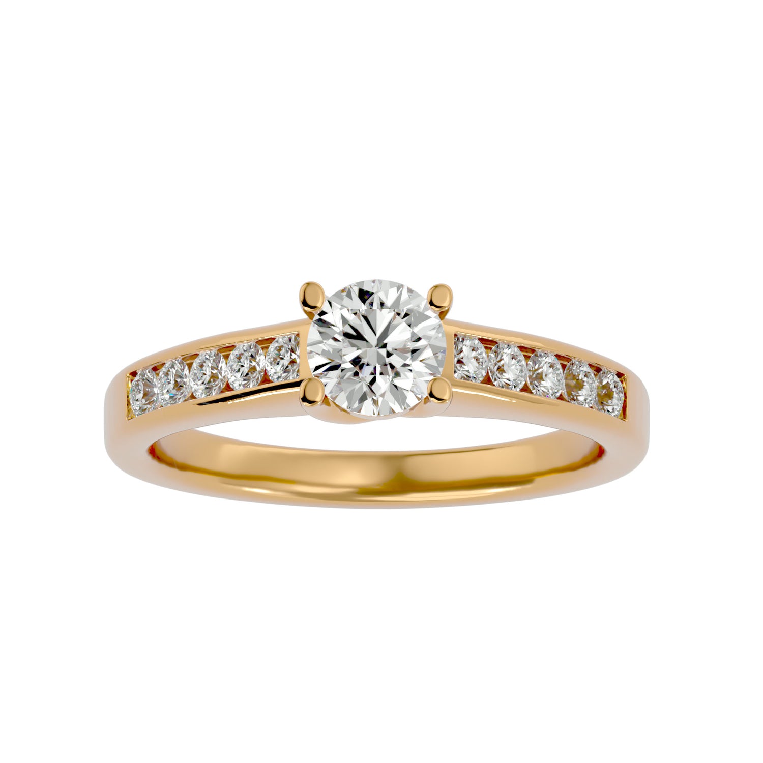 Jolene Round Solitaire Ring