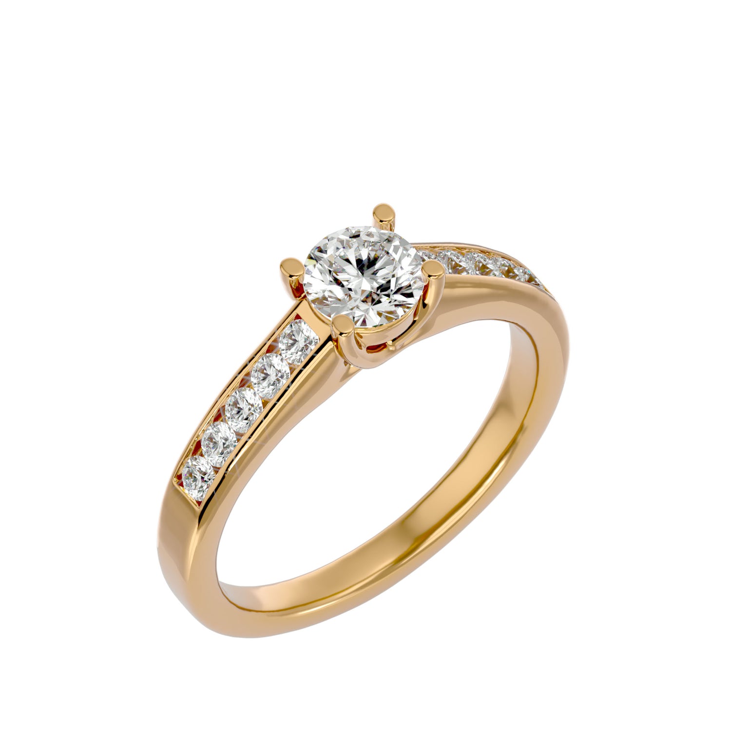 Jolene Round Solitaire Ring