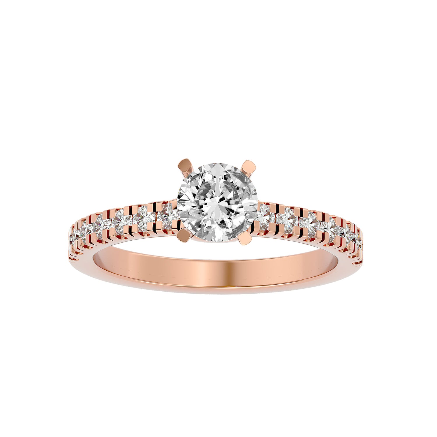 Helena Round Solitaire Ring