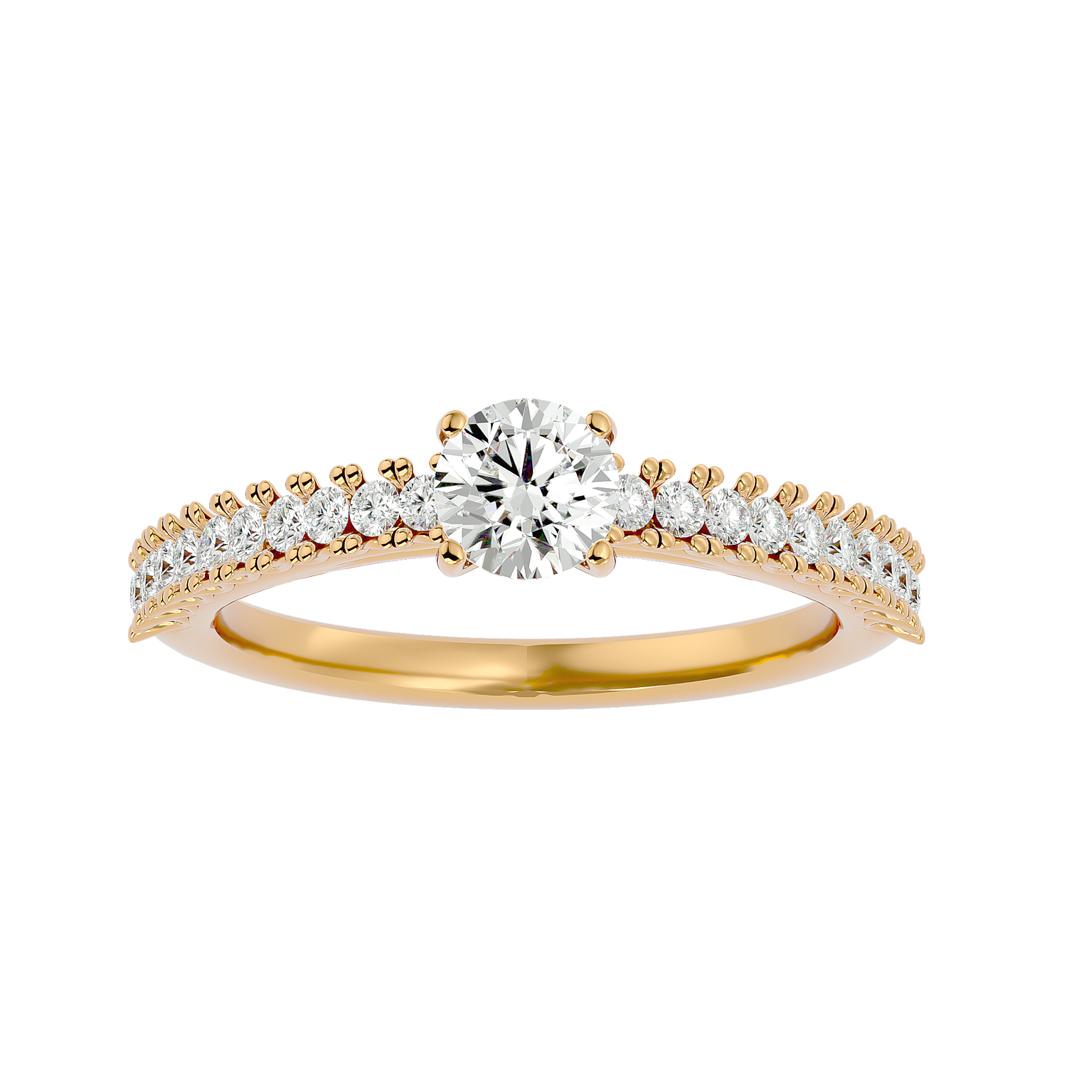 Charleigh Round Solitaire Ring