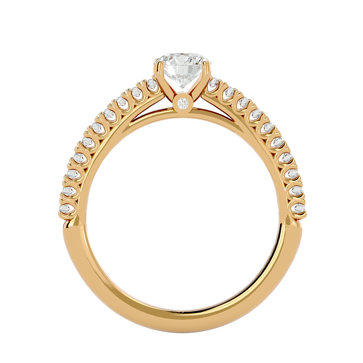 Charleigh Round Solitaire Ring