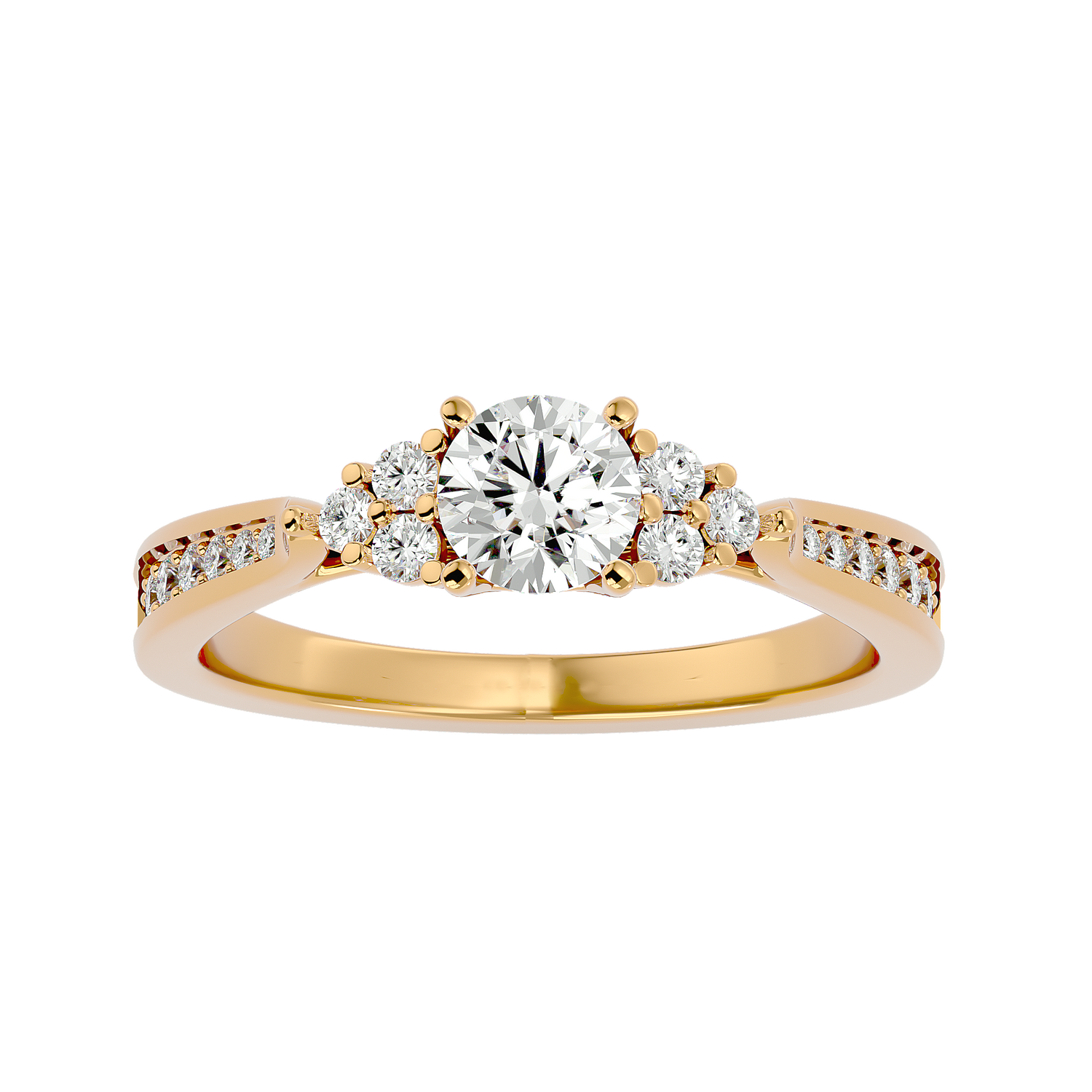 Lainey Round Solitaire Ring