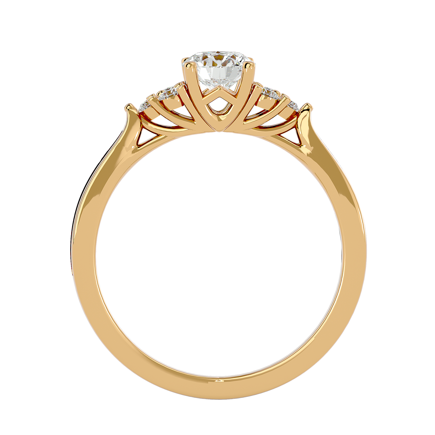 Lainey Round Solitaire Ring