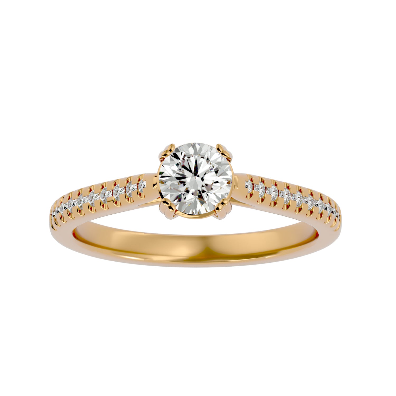 Jazlyn Round Solitaire Ring