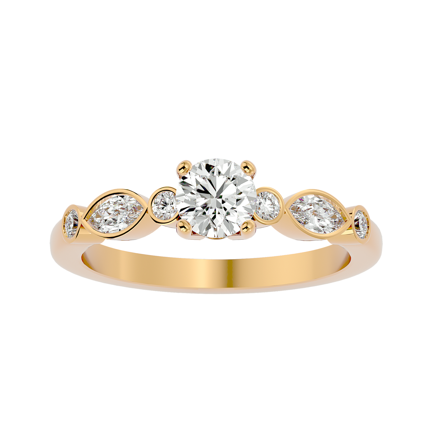 Chelsea Round Solitaire Ring