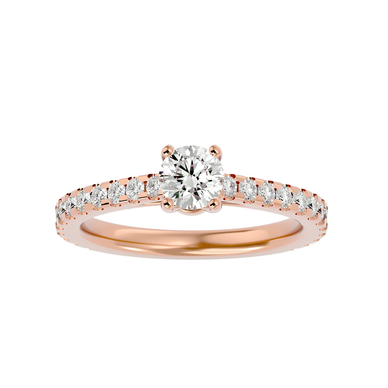 Nia Round Solitaire Ring