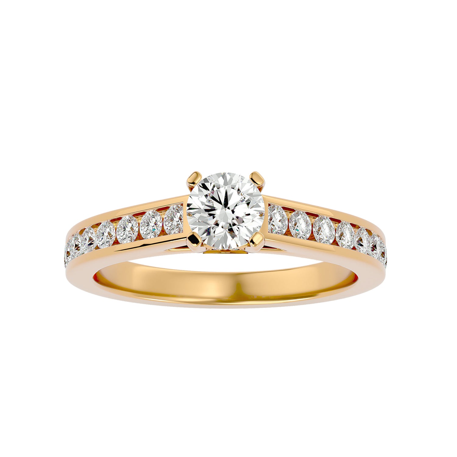 Abby Round Solitaire Ring