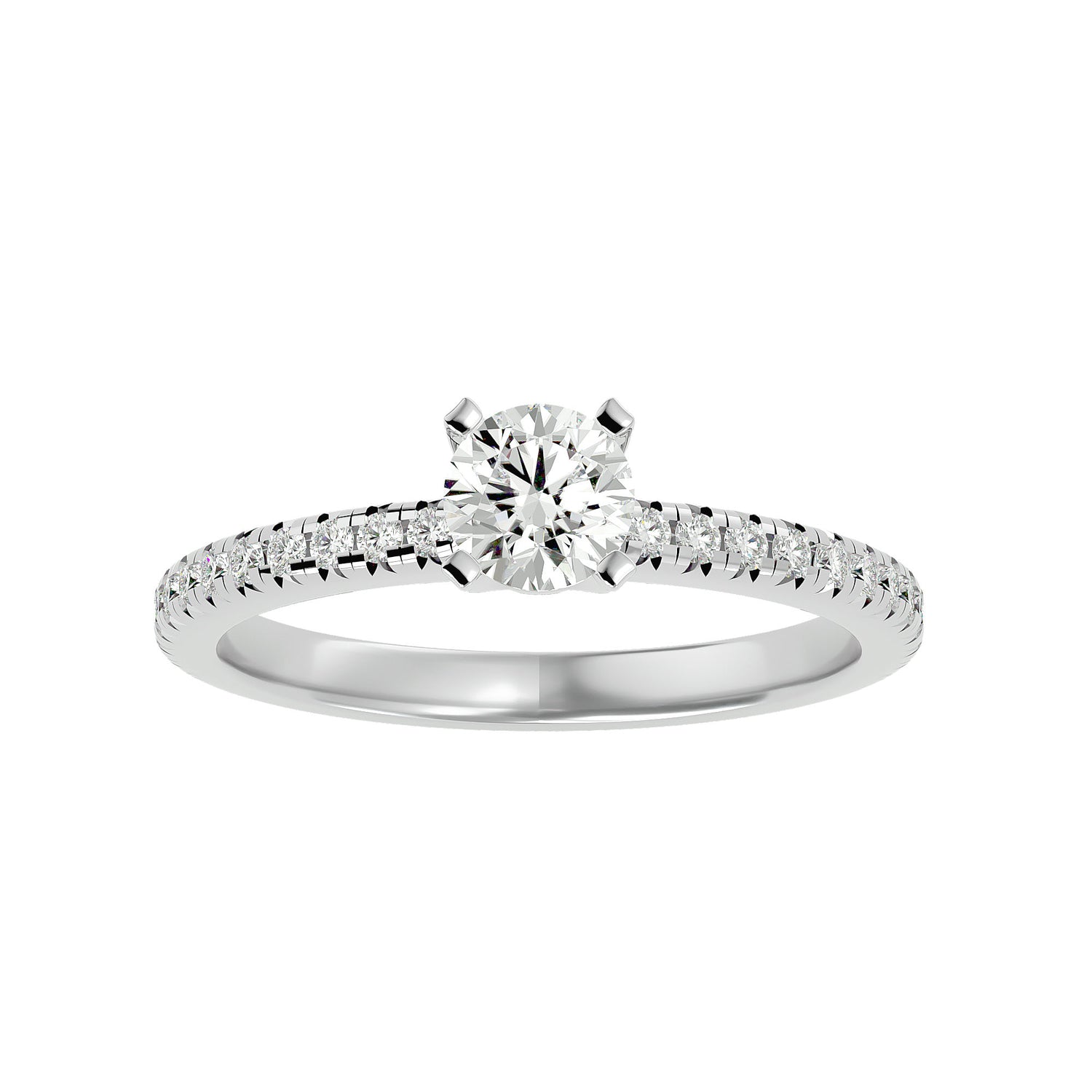 Emelia Round Solitaire Ring