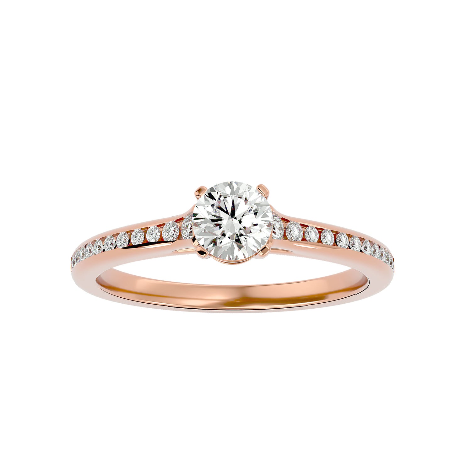 Carter Round Solitaire Ring
