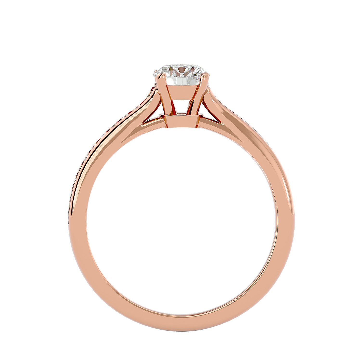 Carter Round Solitaire Ring