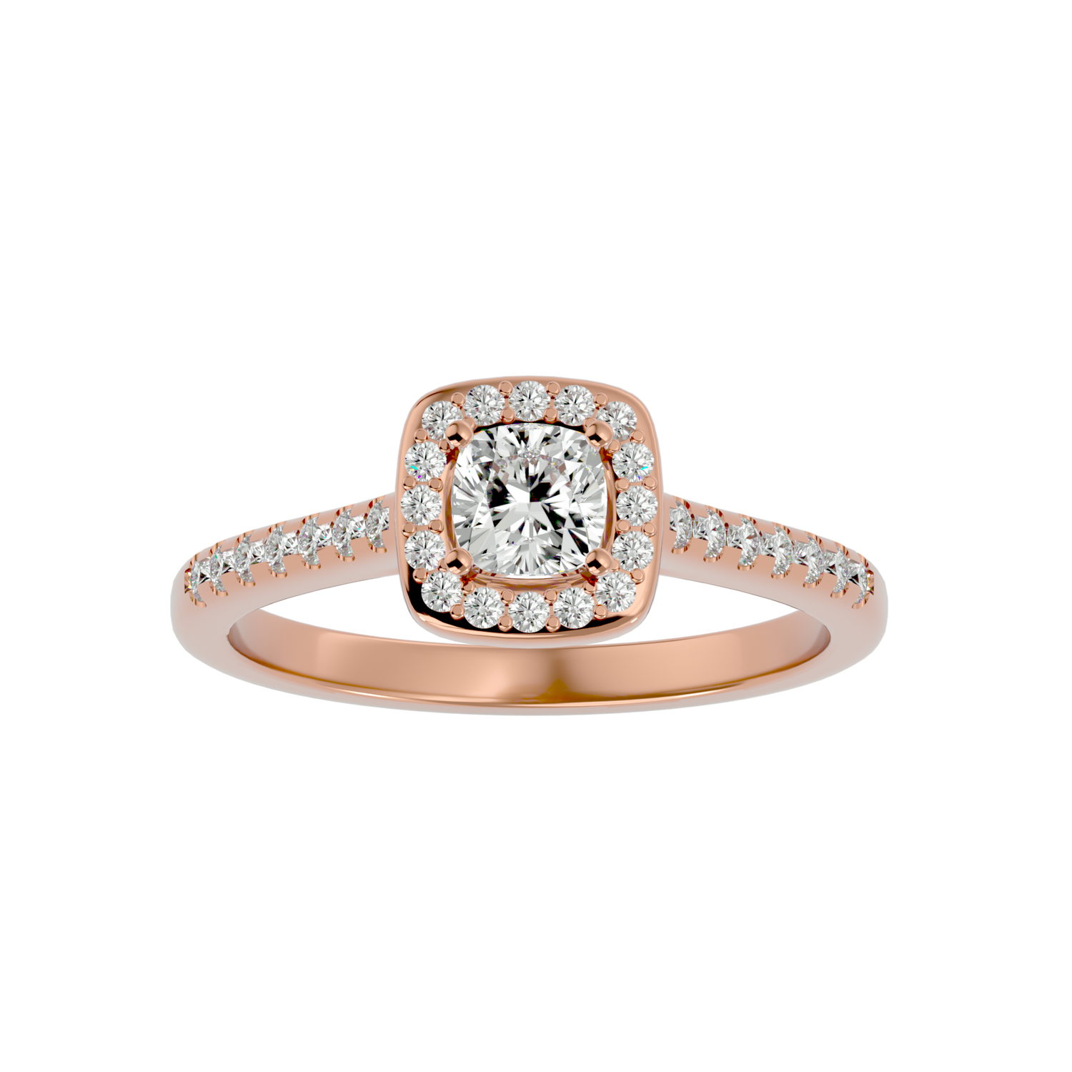 Caterina Diamond Halo Ring
