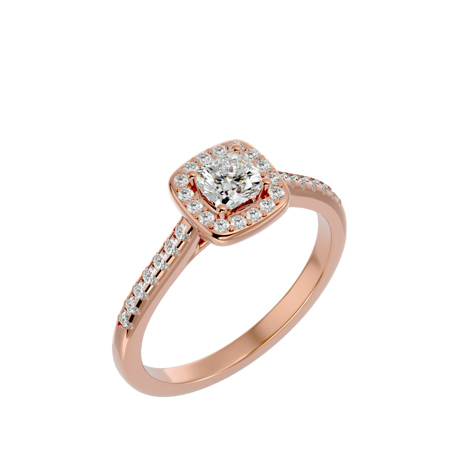 Caterina Diamond Halo Ring