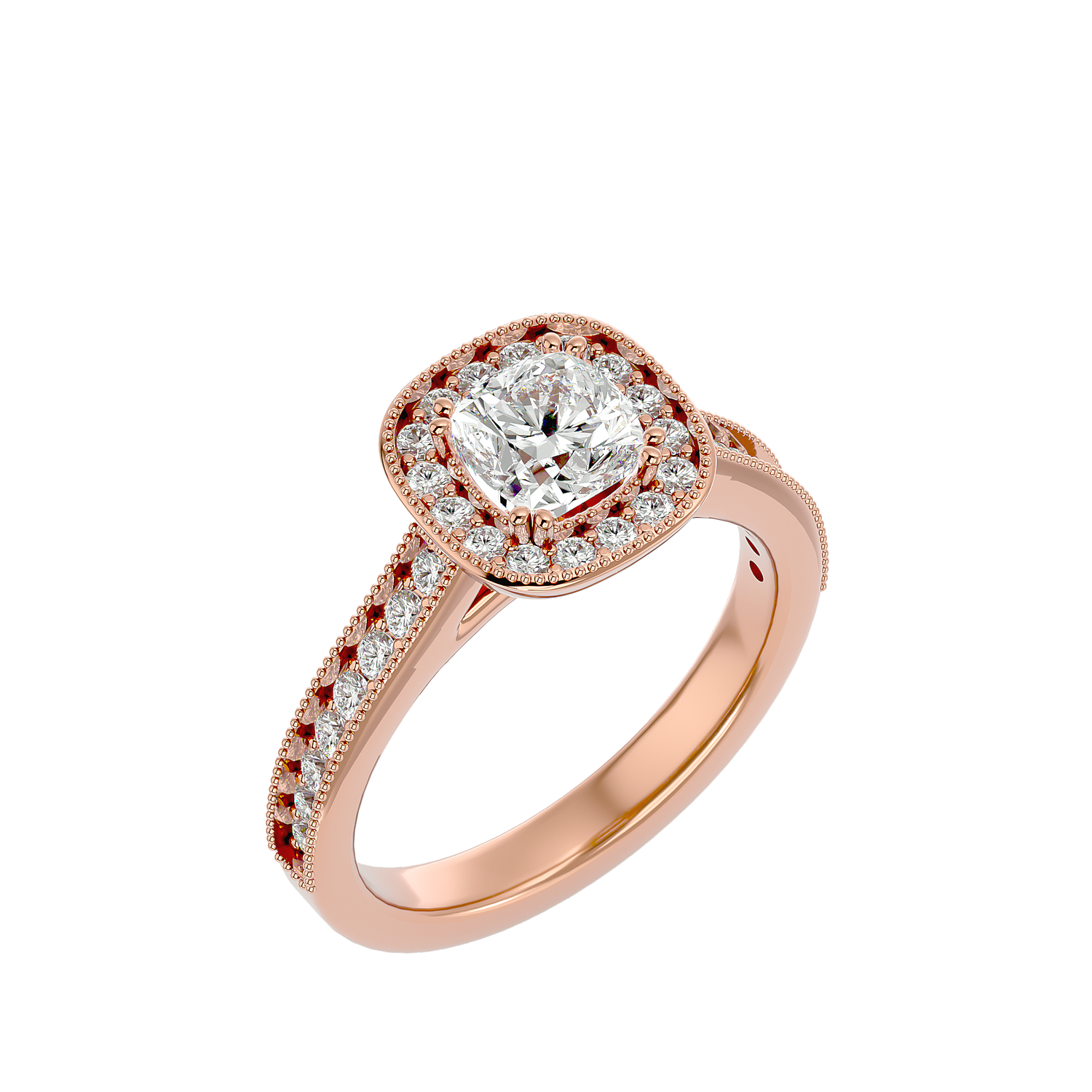 Cecelia Diamond Halo Ring