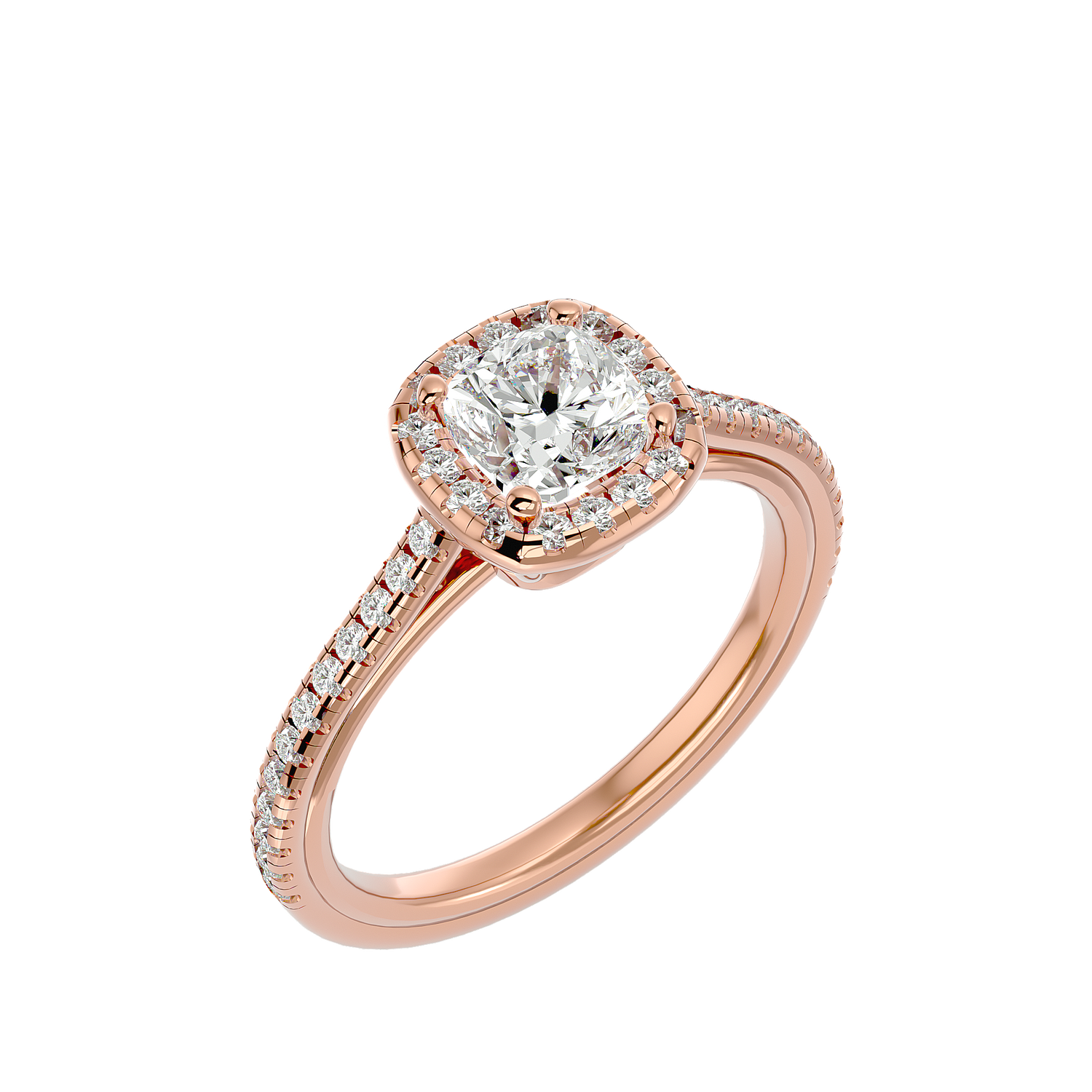 Christiana Diamond Halo Ring