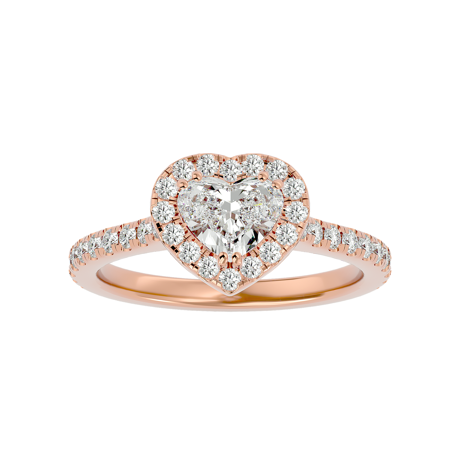 Eleanor Diamond Halo Ring