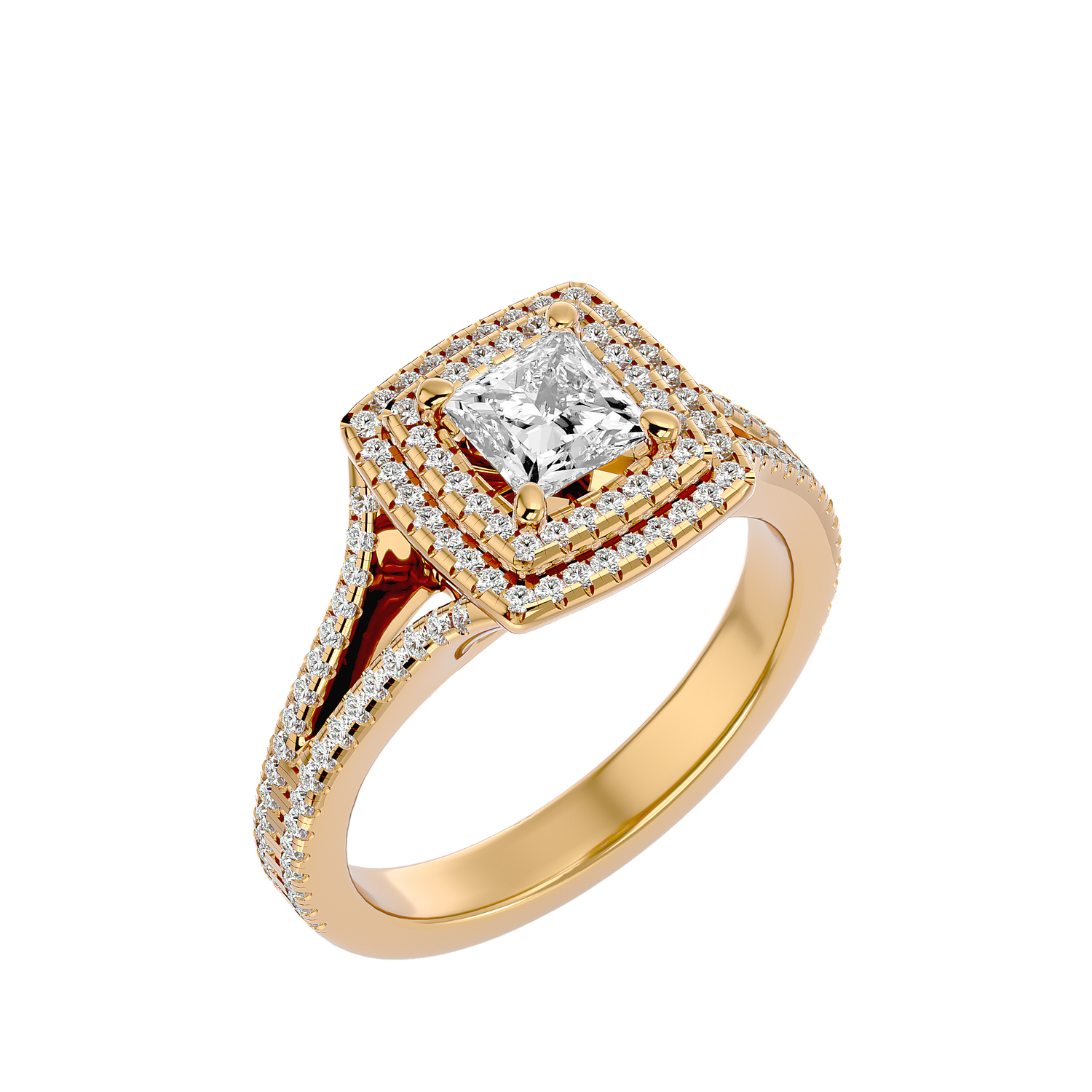Emmeline Diamond Halo Ring