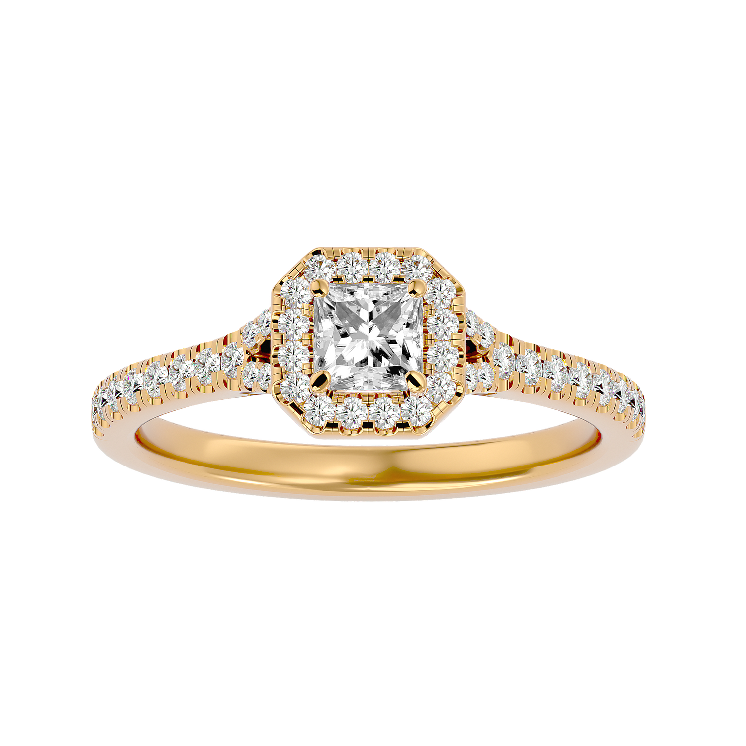 Florence Diamond Halo Ring