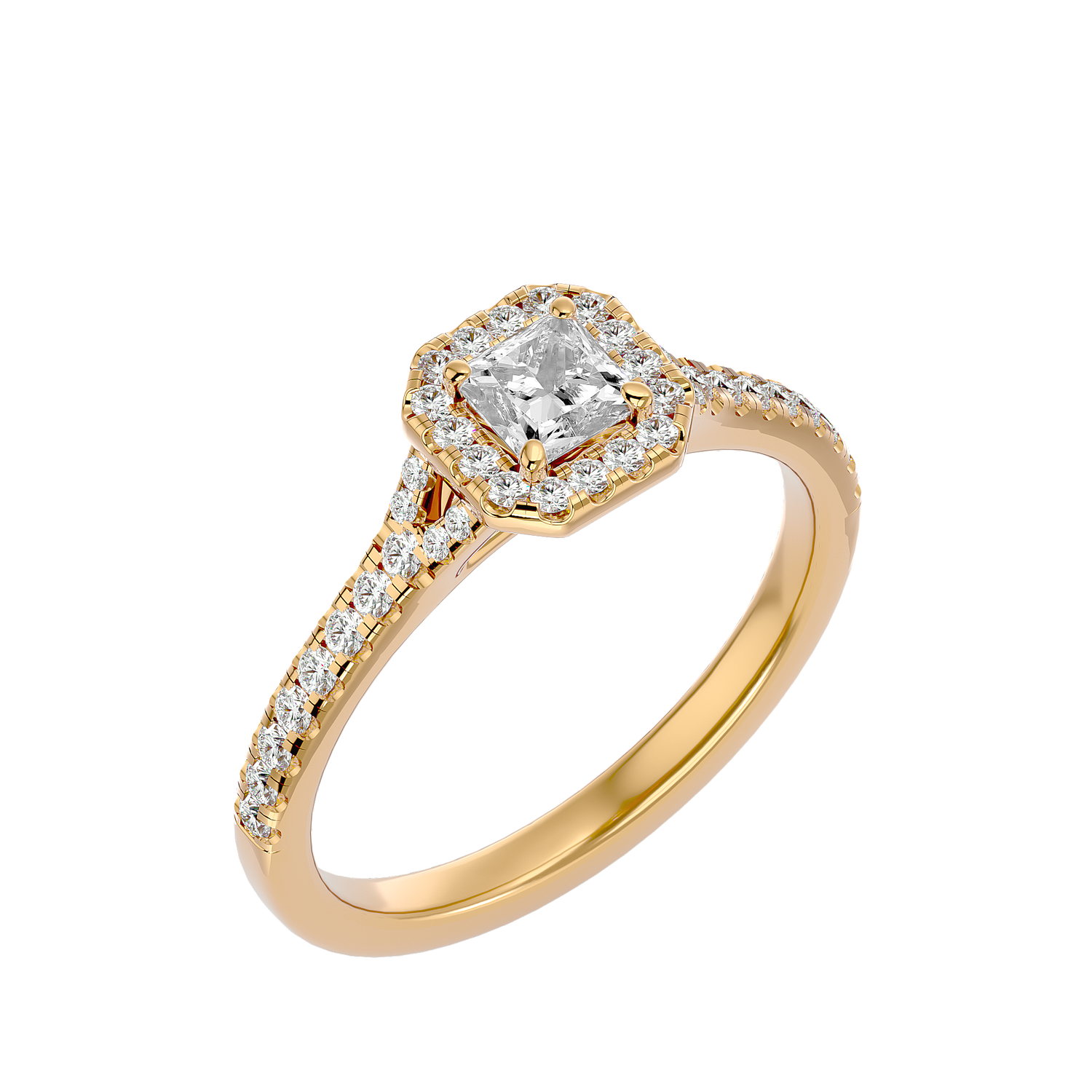 Florence Diamond Halo Ring