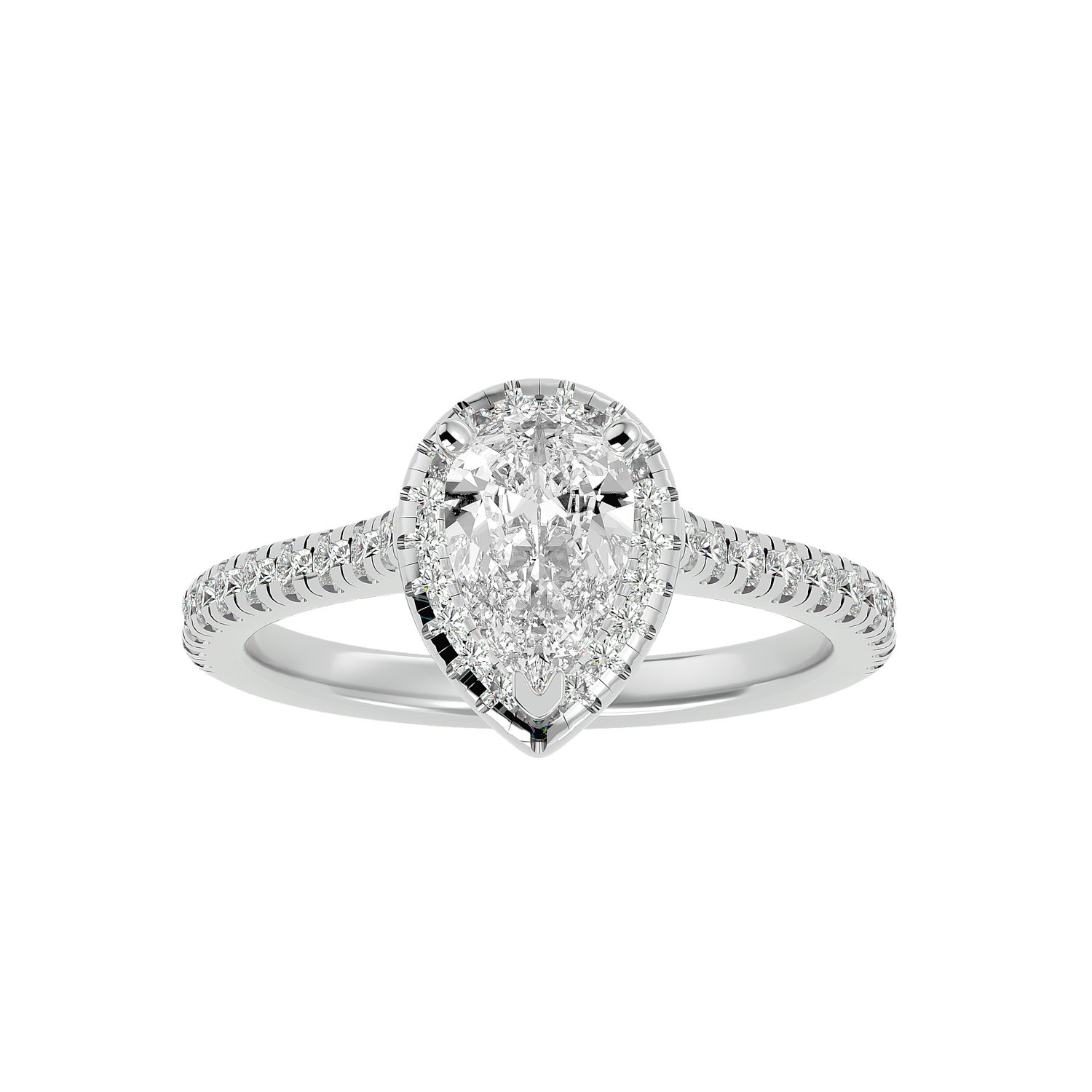 Jemima Diamond Halo Ring