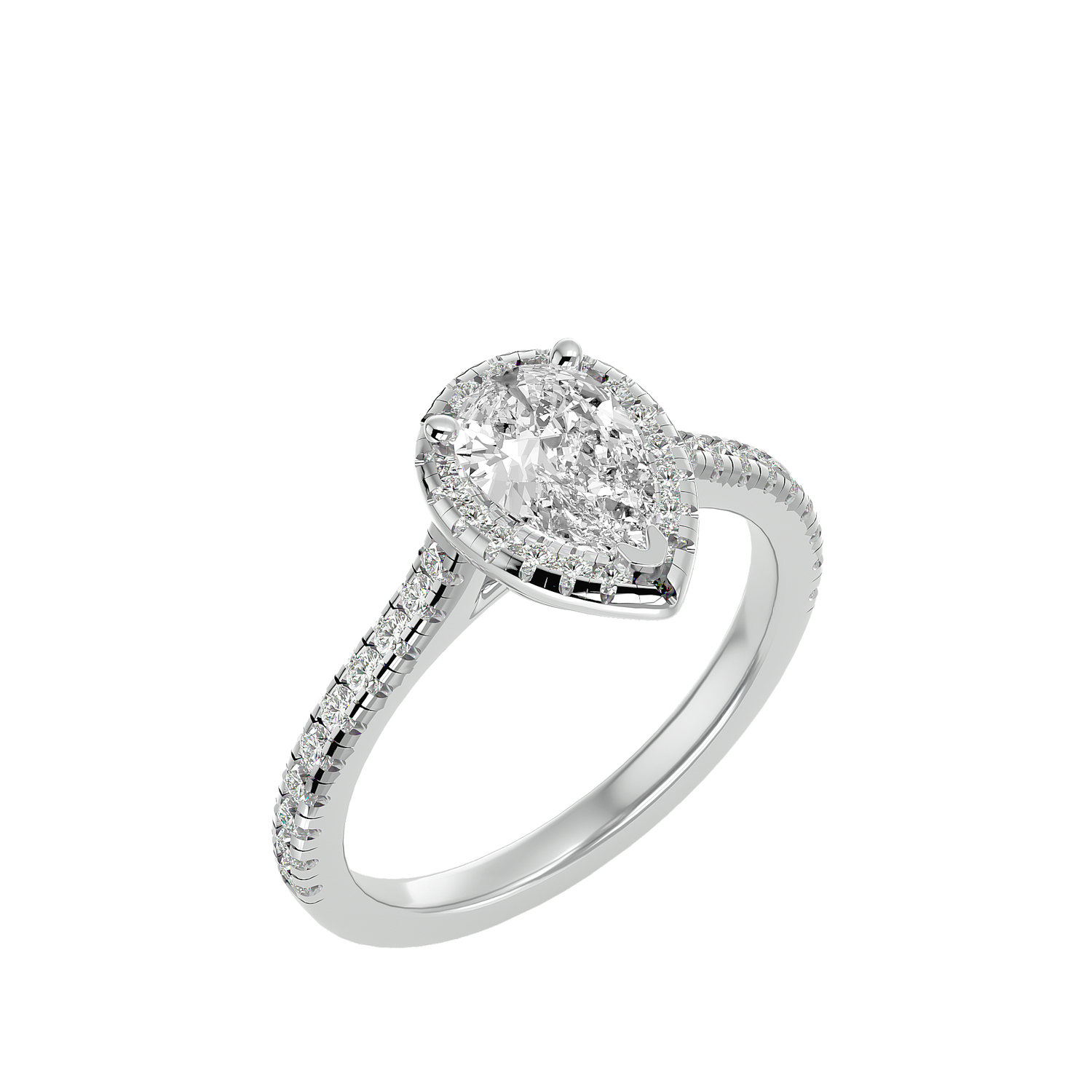 Jemima Diamond Halo Ring