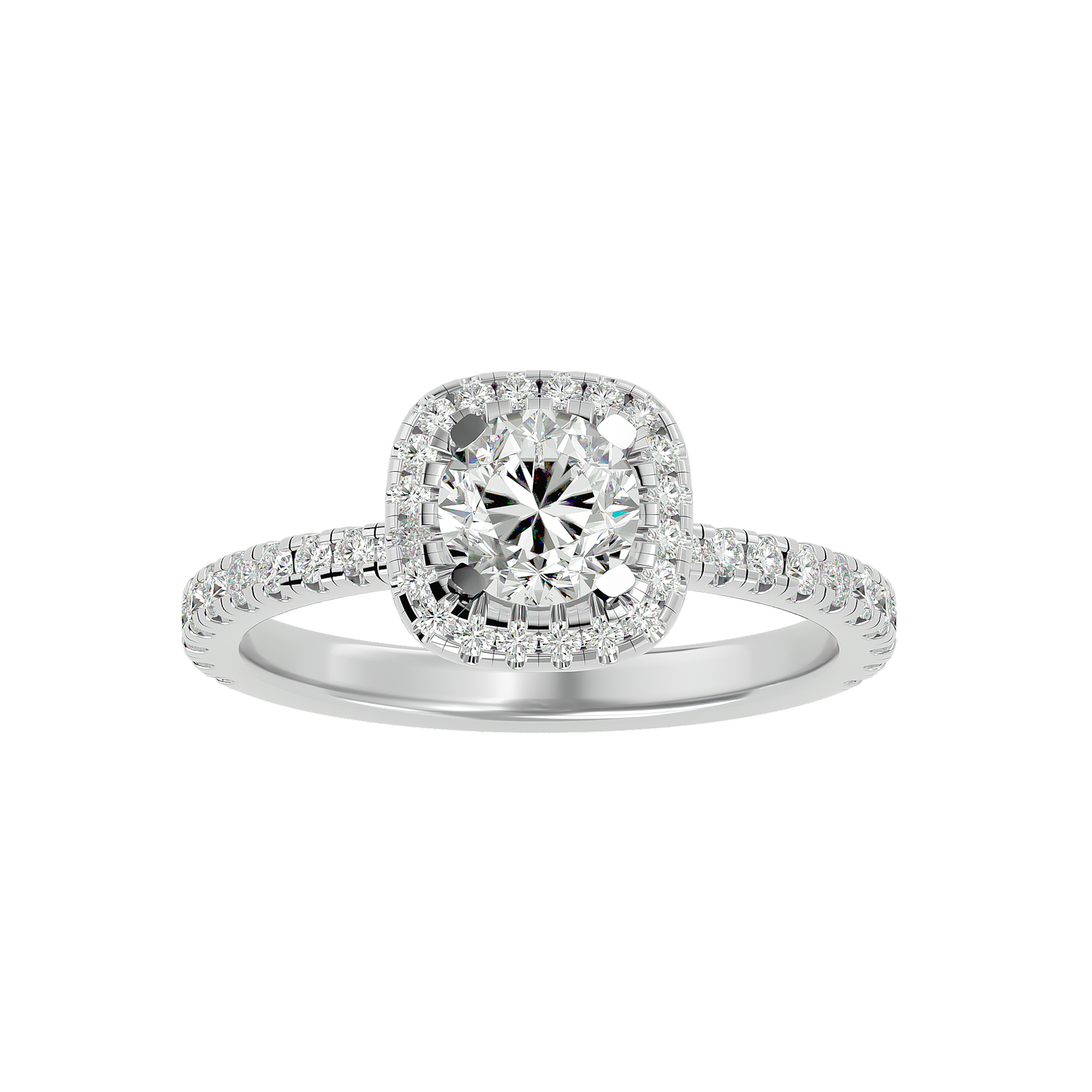Jolie Diamond Halo Ring