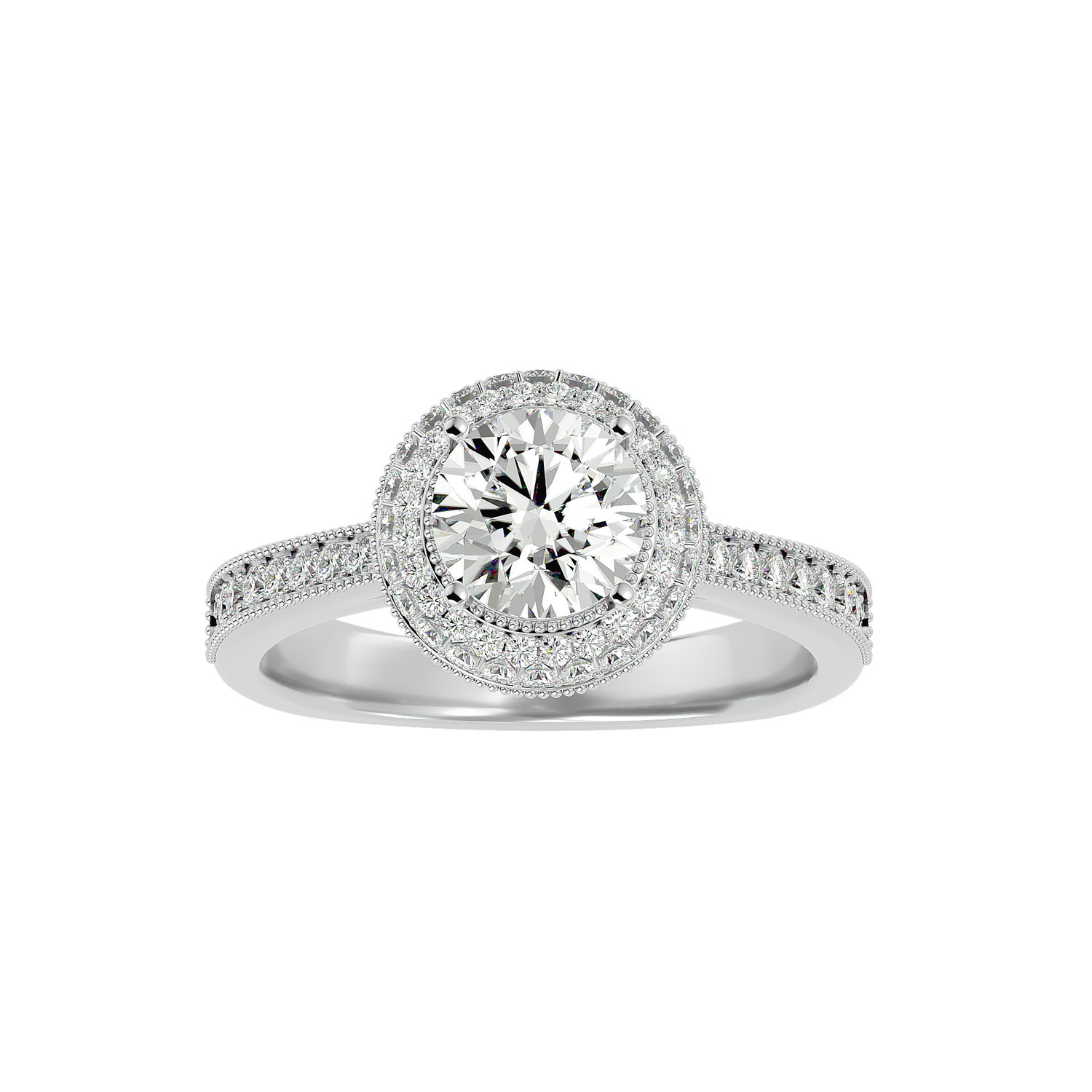 Louisa Diamond Halo Ring