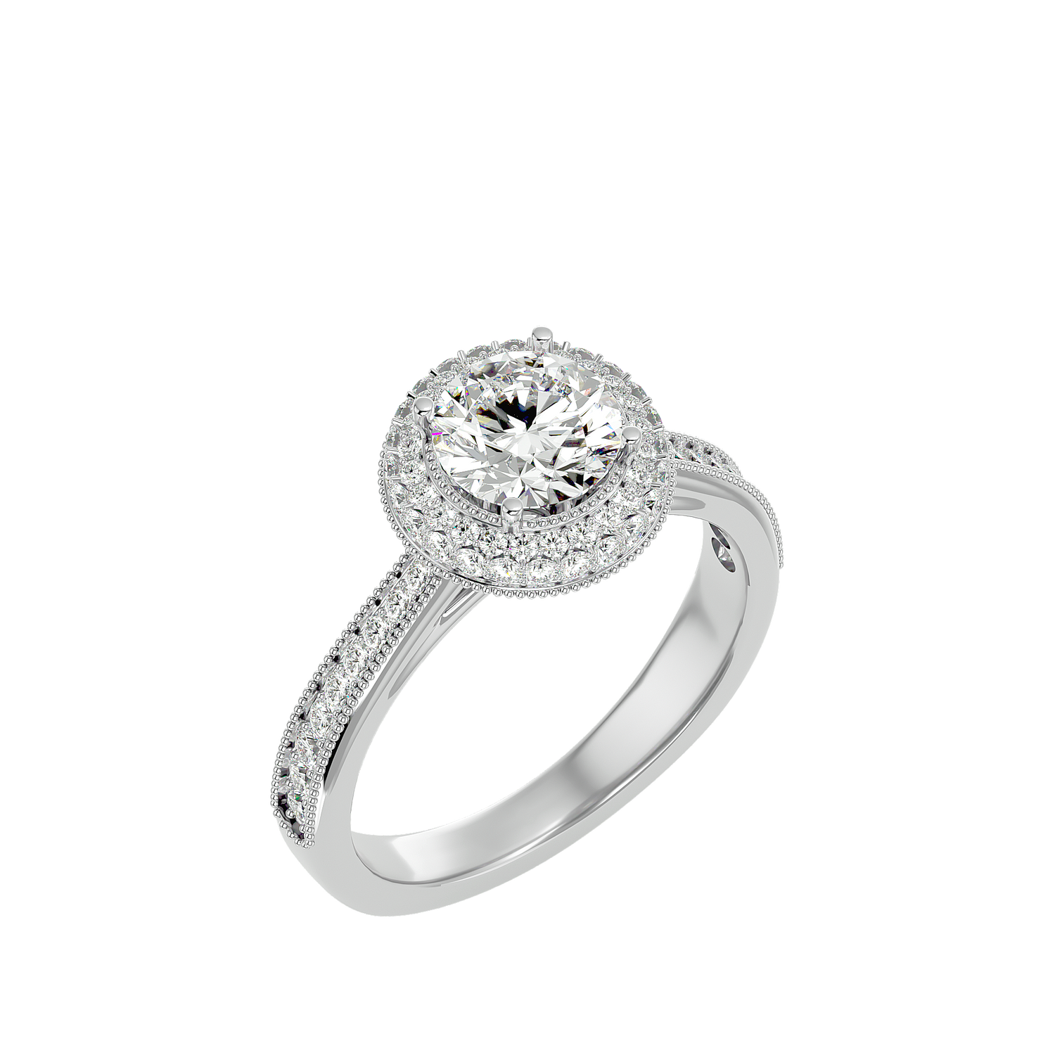 Louisa Diamond Halo Ring