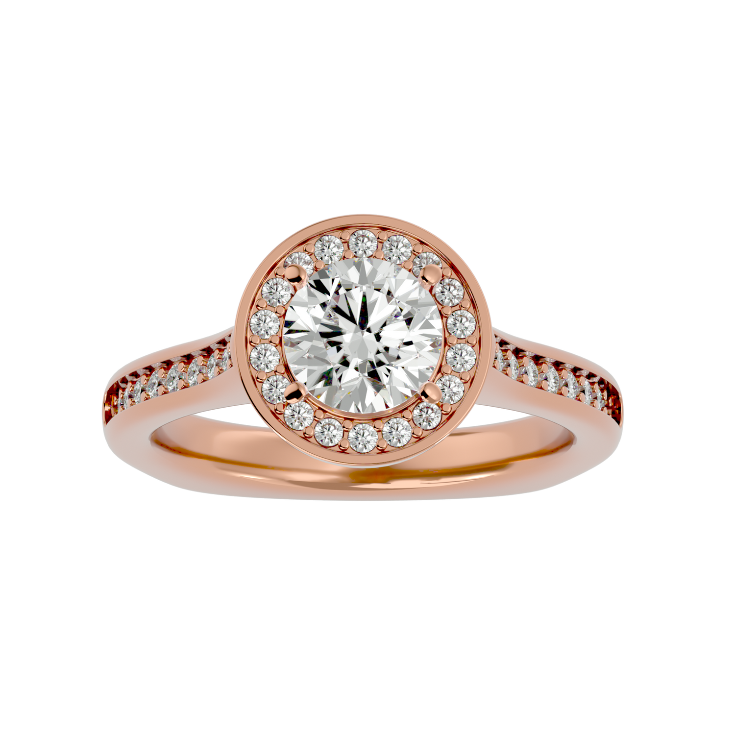 Lydia Diamond Halo Ring