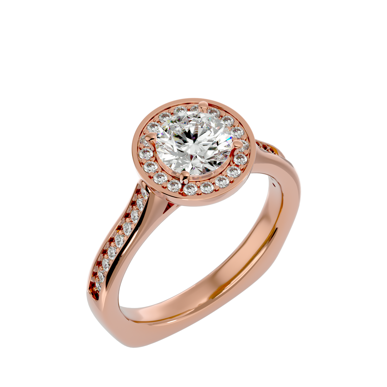 Lydia Diamond Halo Ring