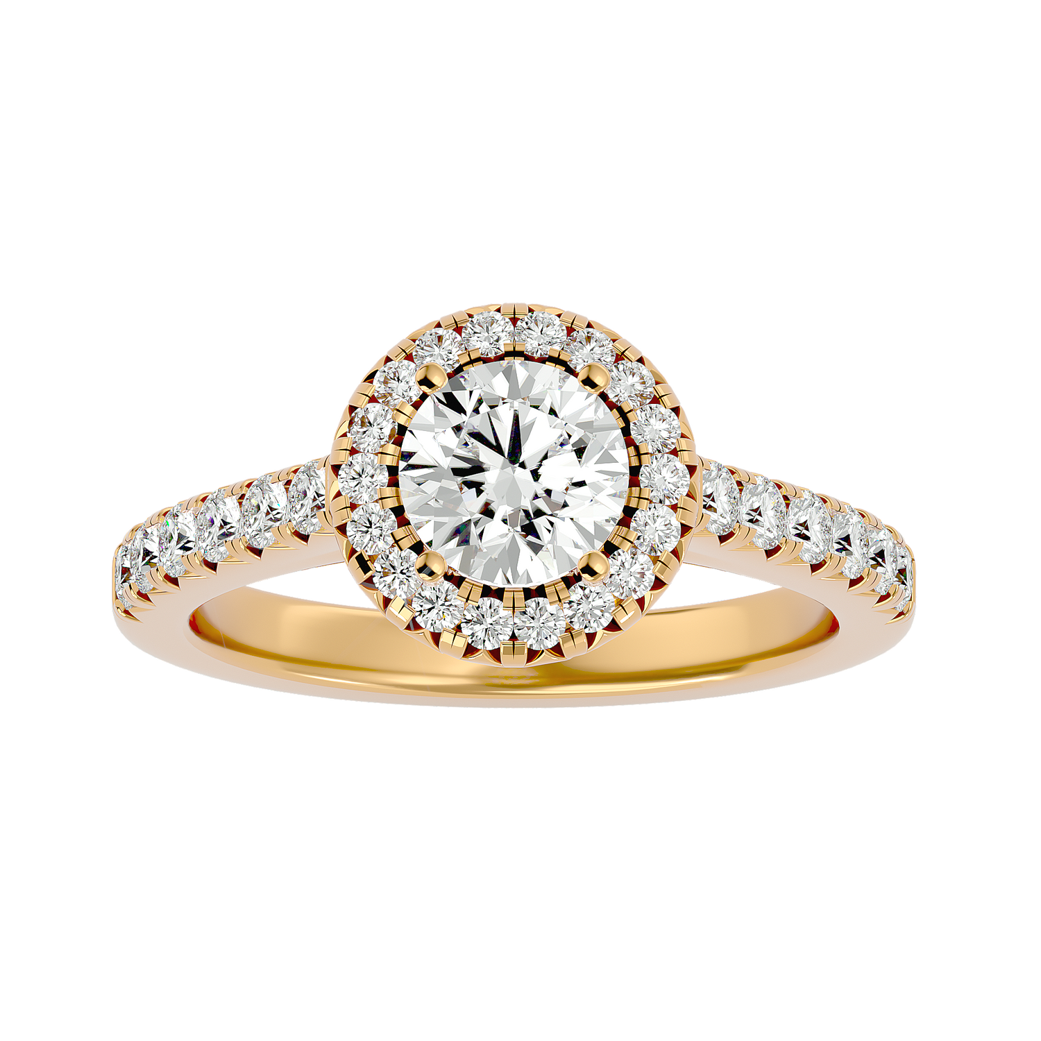 Madeline Diamond Halo Ring