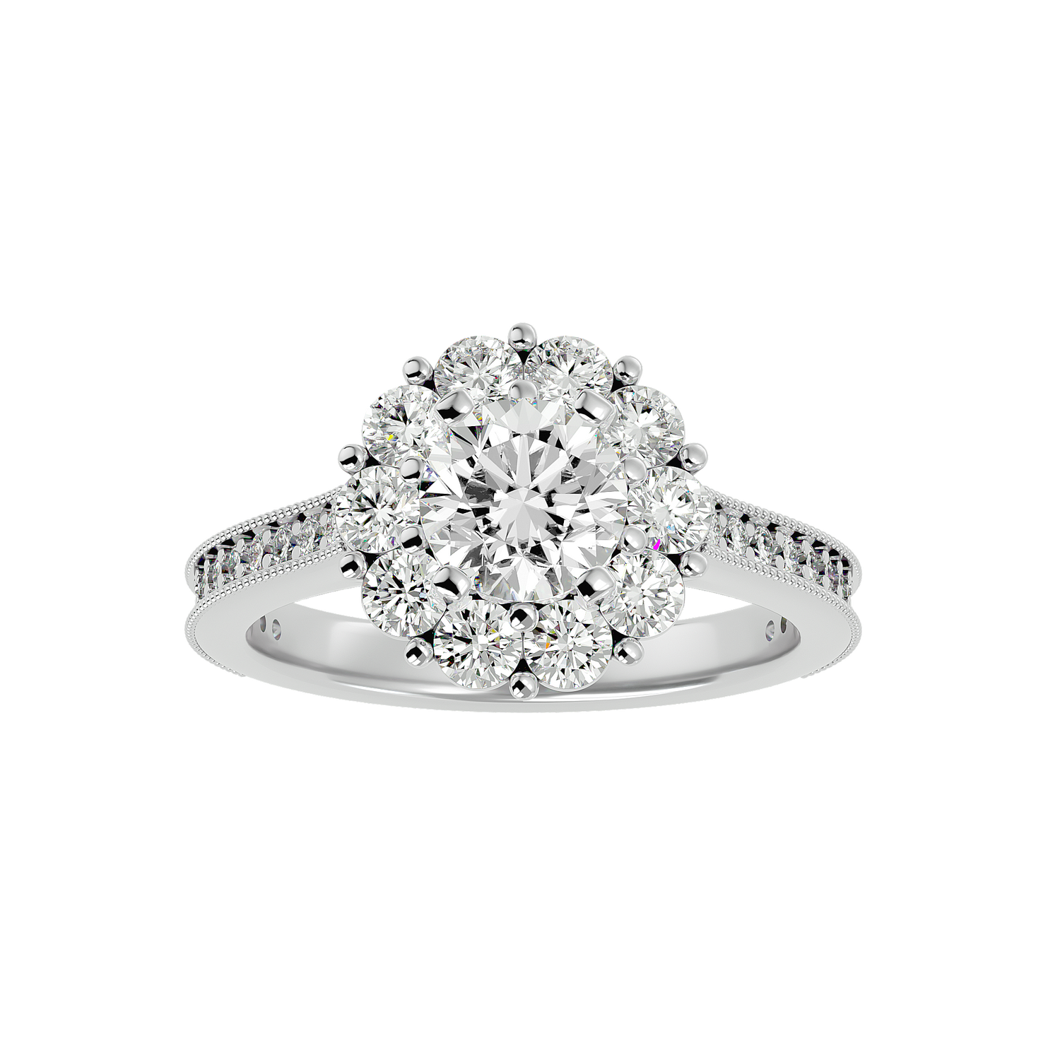 Margot Diamond Halo Ring
