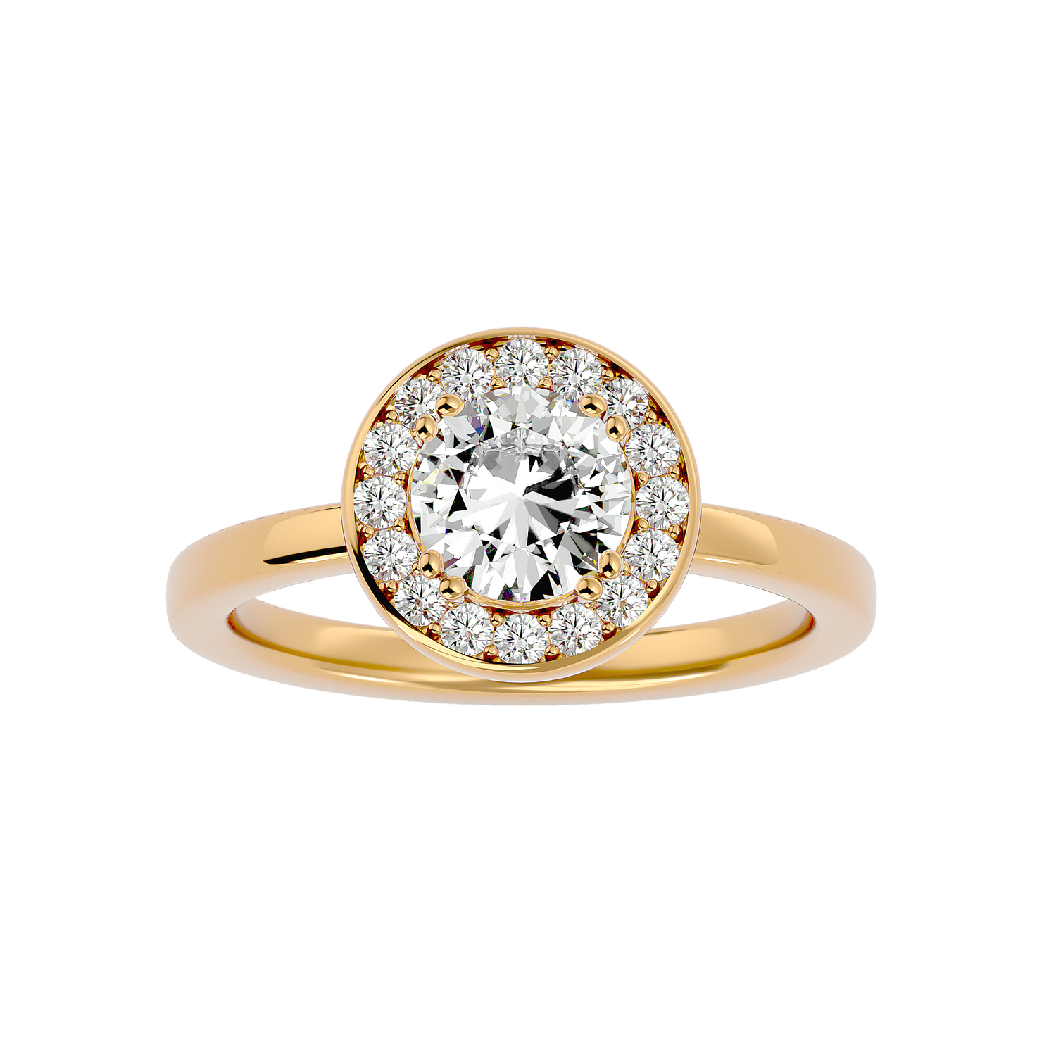 Maria Diamond Halo Ring
