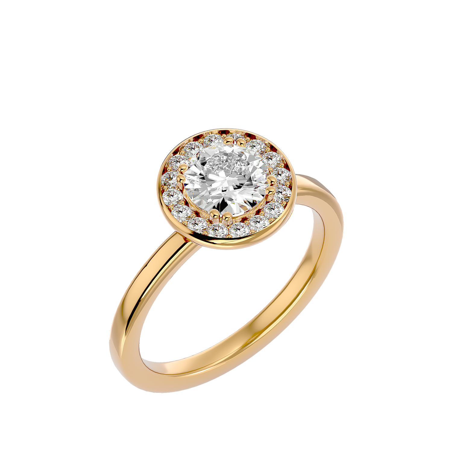 Maria Diamond Halo Ring
