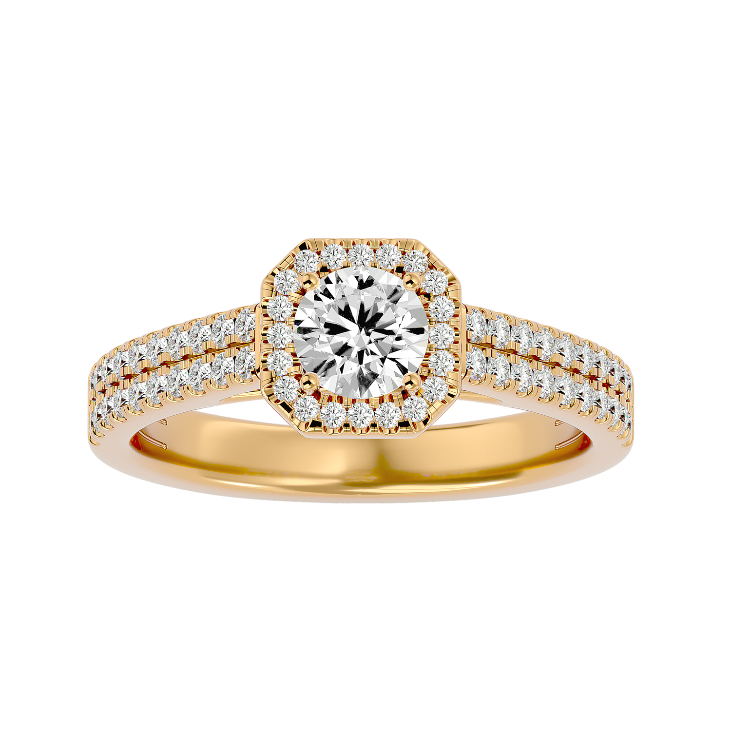 Penelope Diamond Halo Ring
