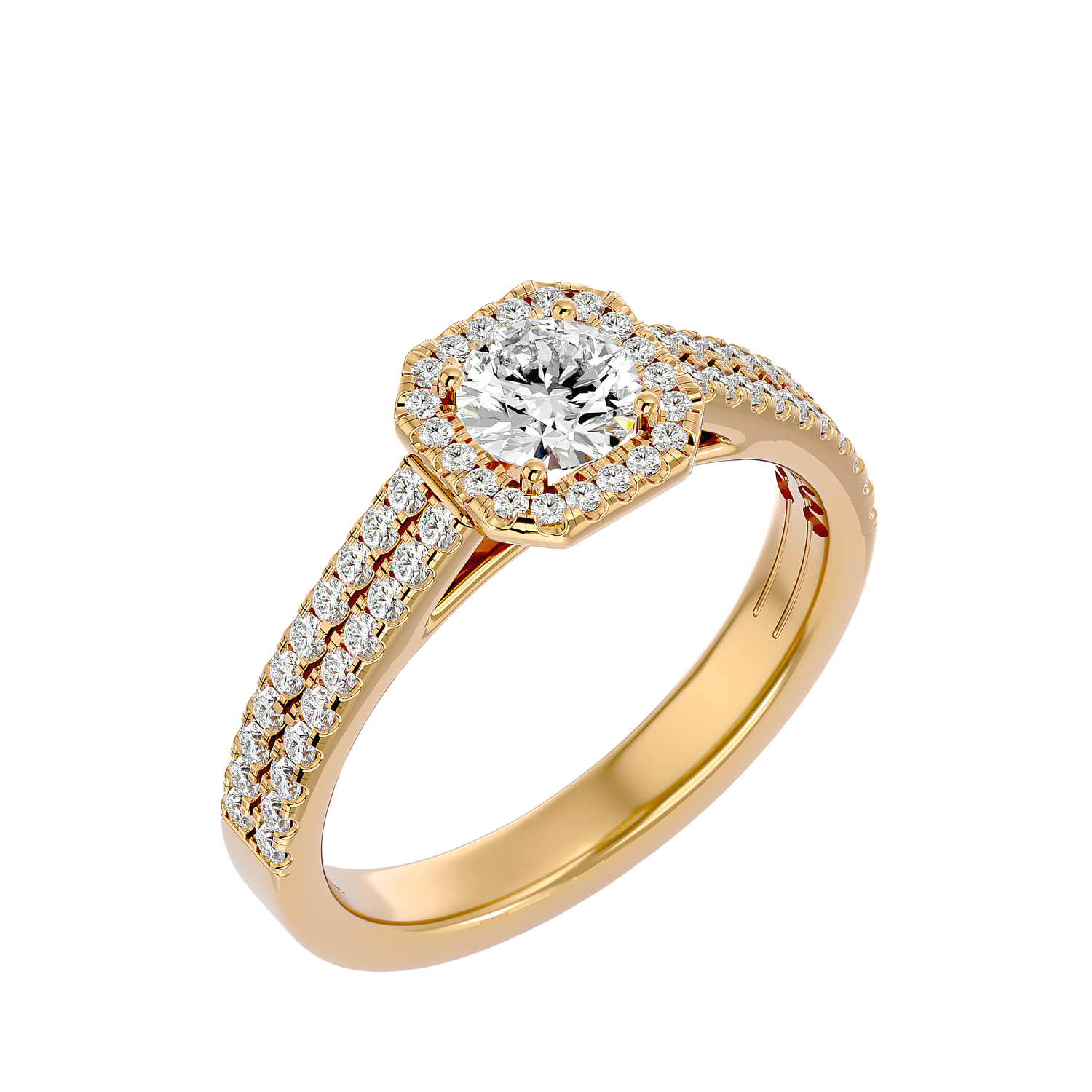 Penelope Diamond Halo Ring