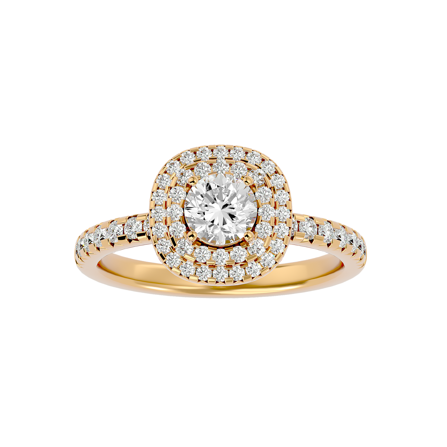 Seraphina Diamond Halo Ring