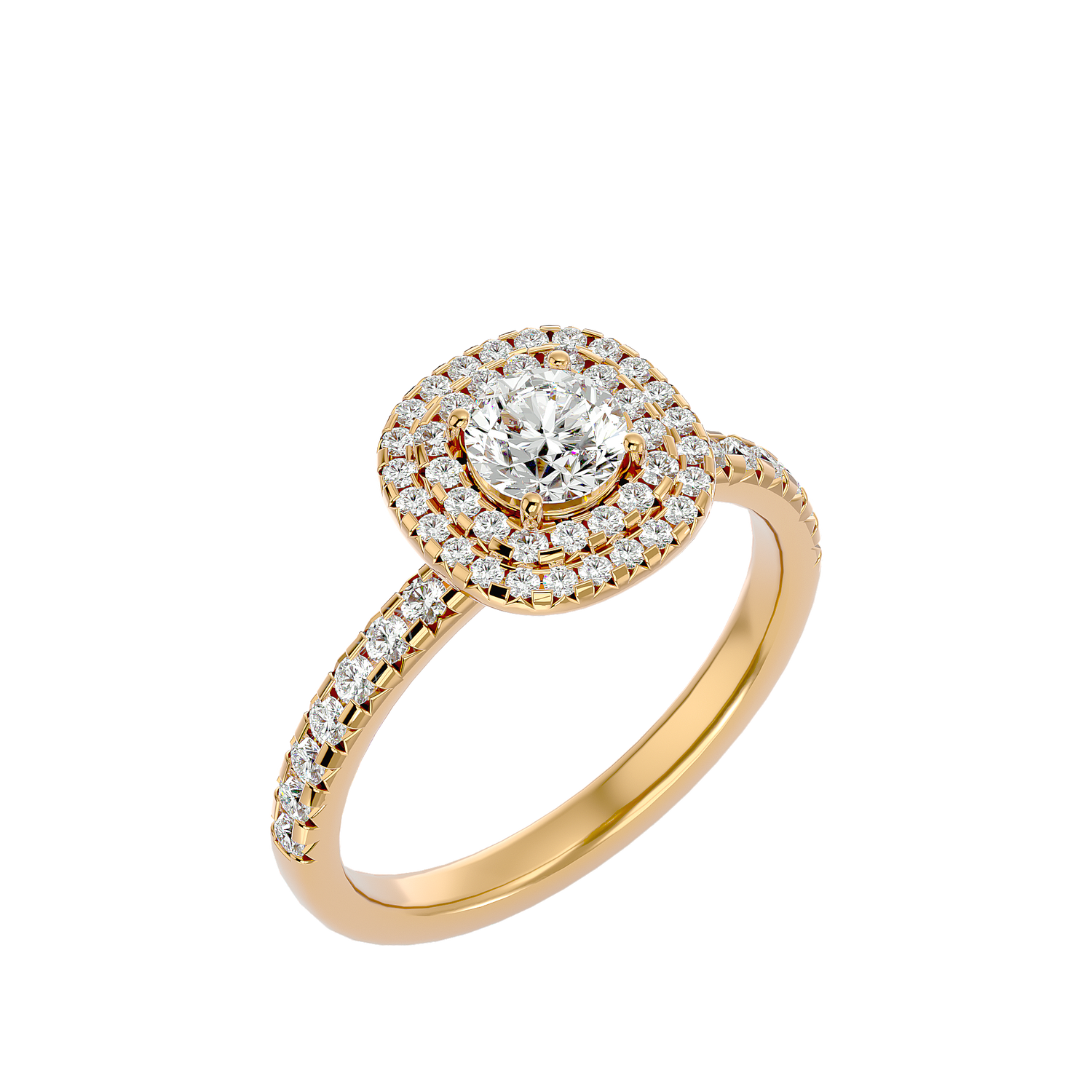 Seraphina Diamond Halo Ring
