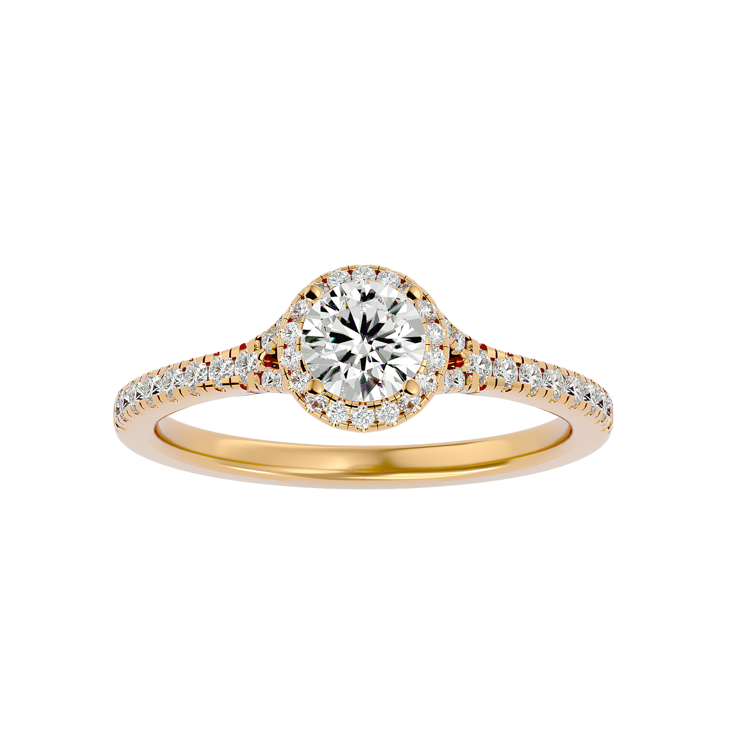 Silvia Diamond Halo Ring