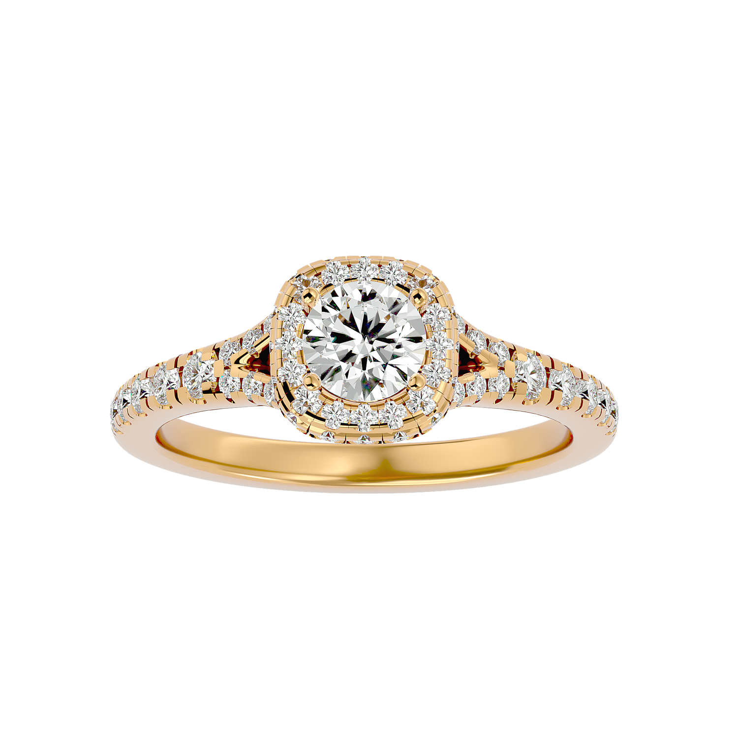 Tabitha Diamond Halo Ring