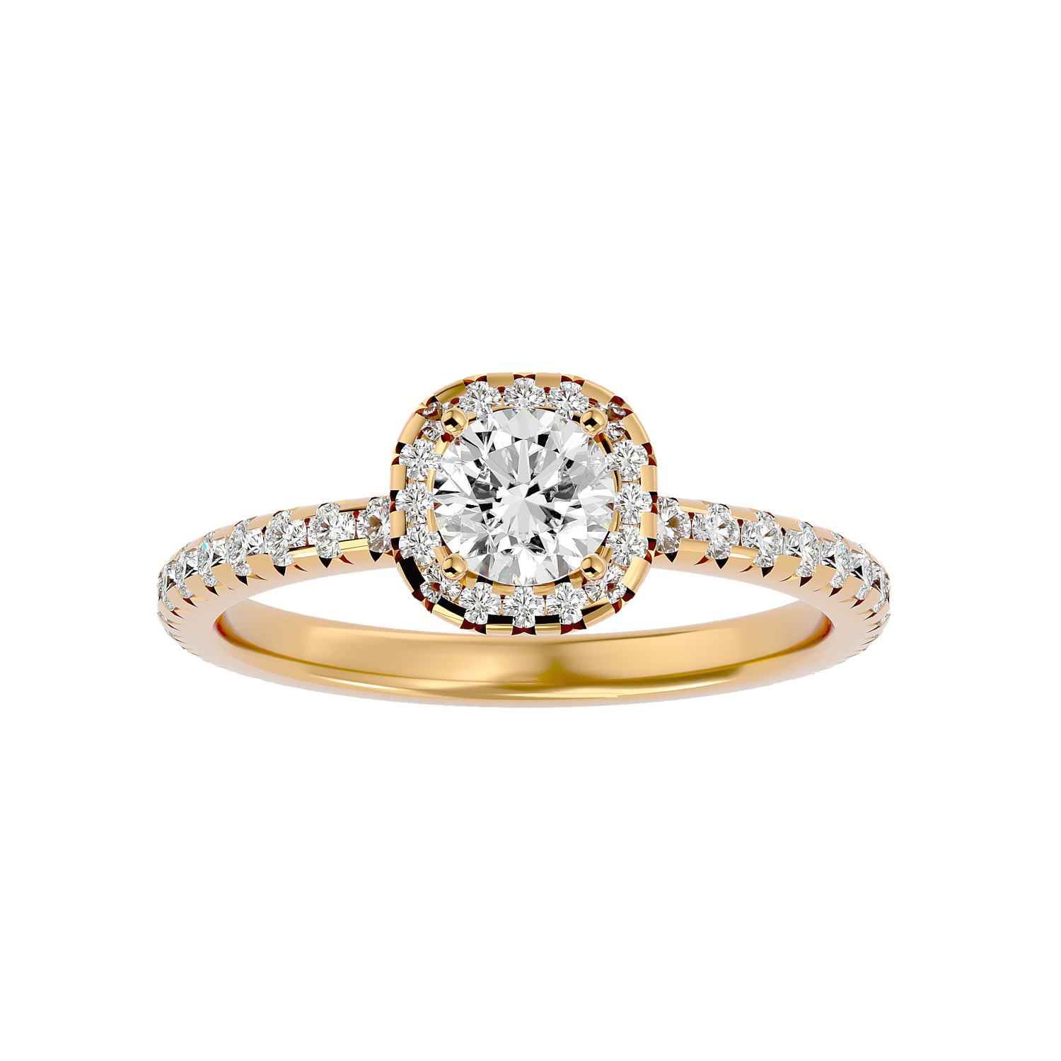 Verity Diamond Halo Ring