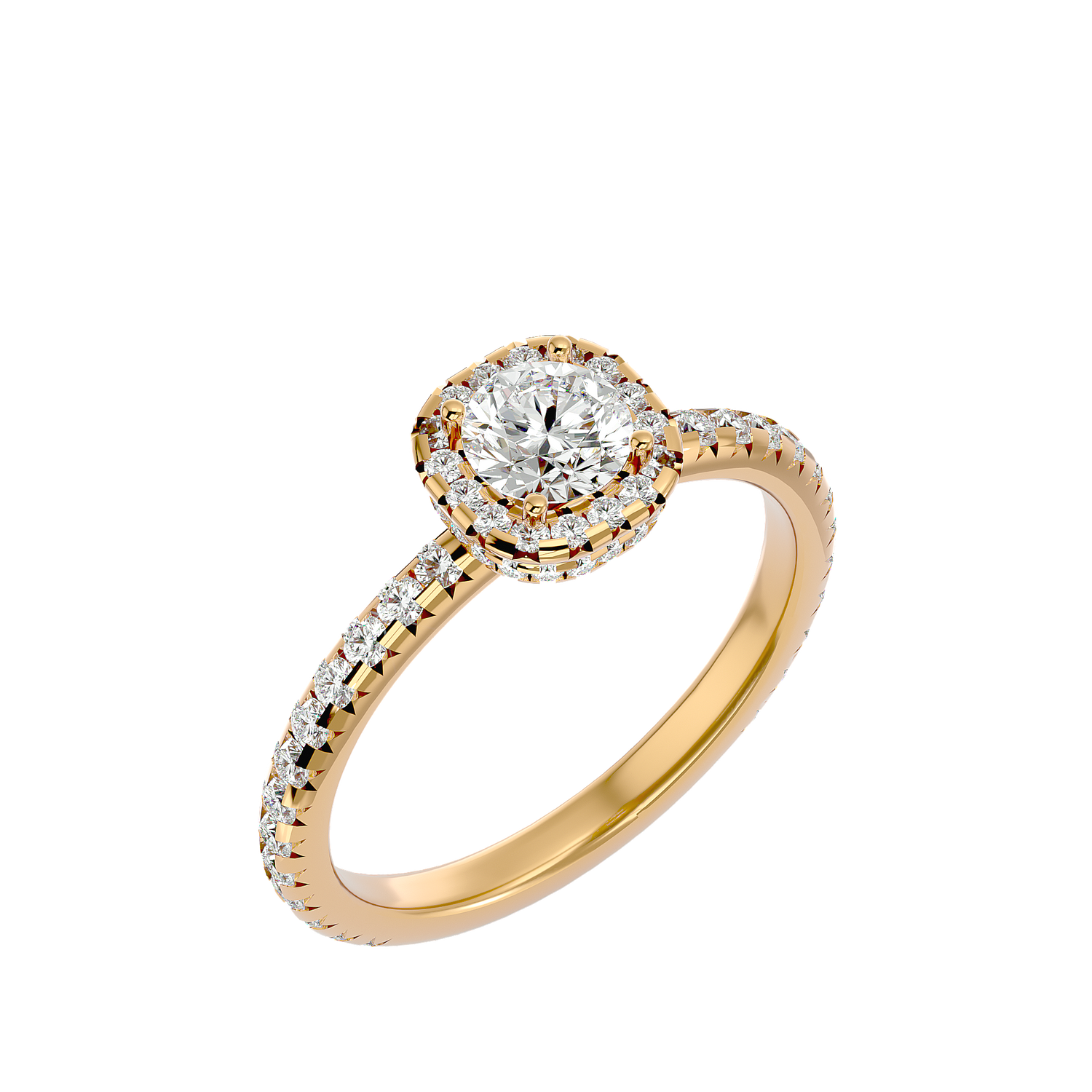 Verity Diamond Halo Ring