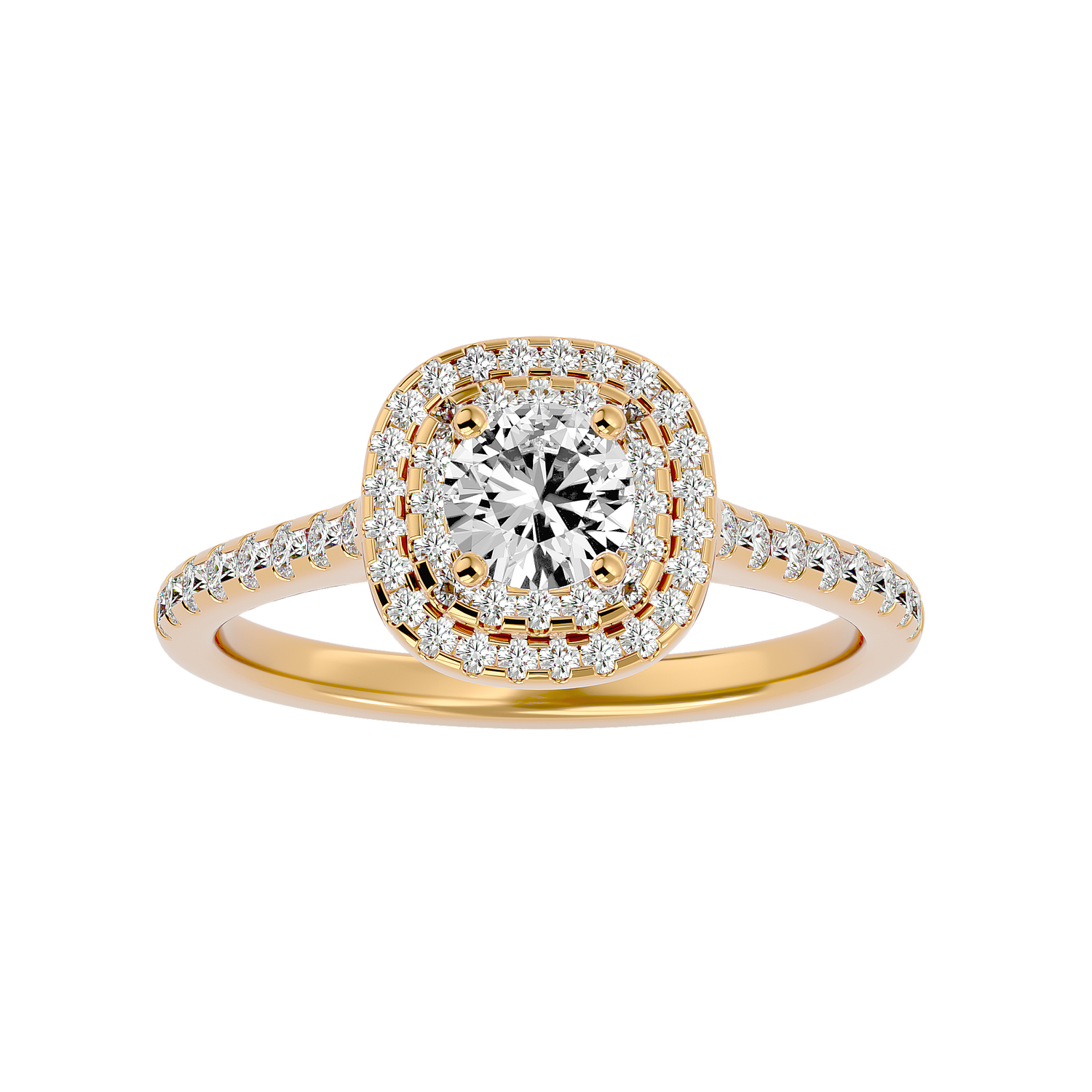 Virginia Diamond Halo Ring