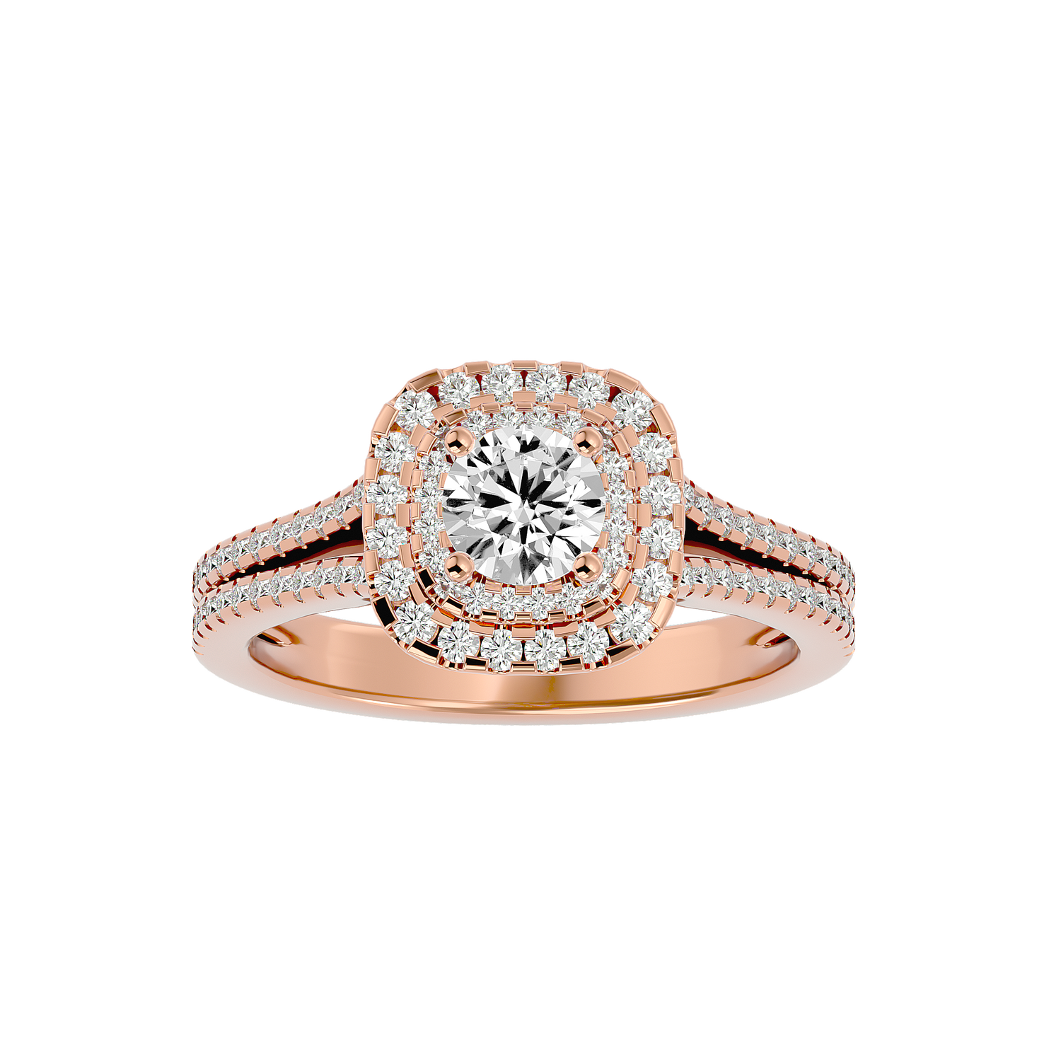 Amelia Diamond Halo Ring
