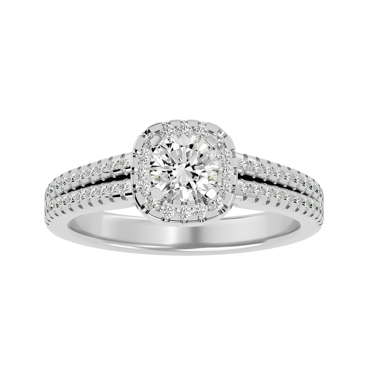 Abigail Diamond Halo Ring