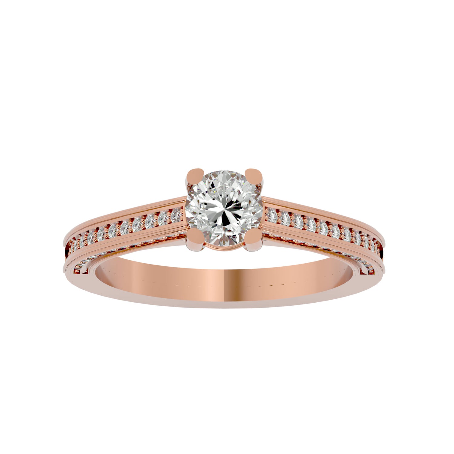Sylvia Round Solitaire Ring