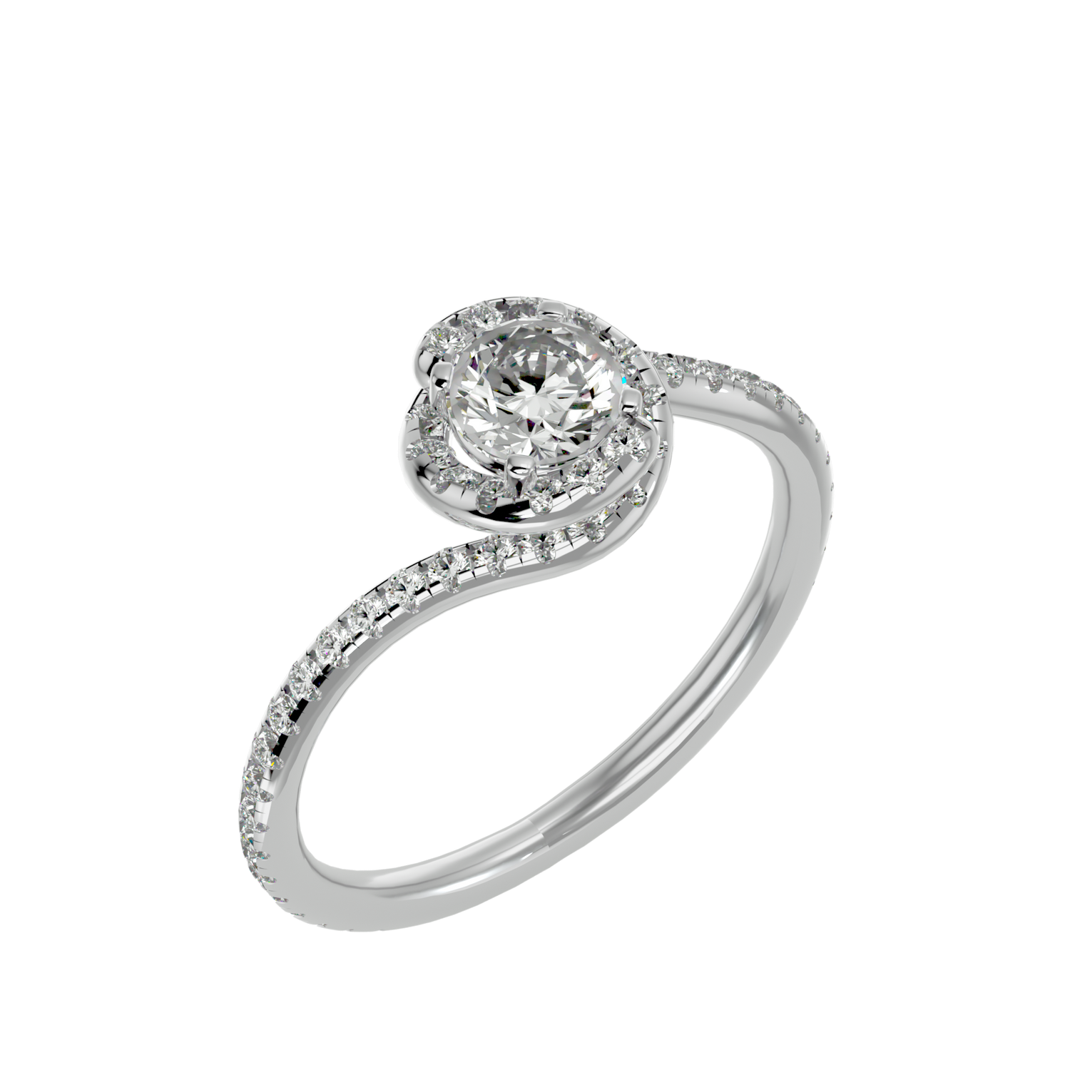 Madison Diamond Halo Ring