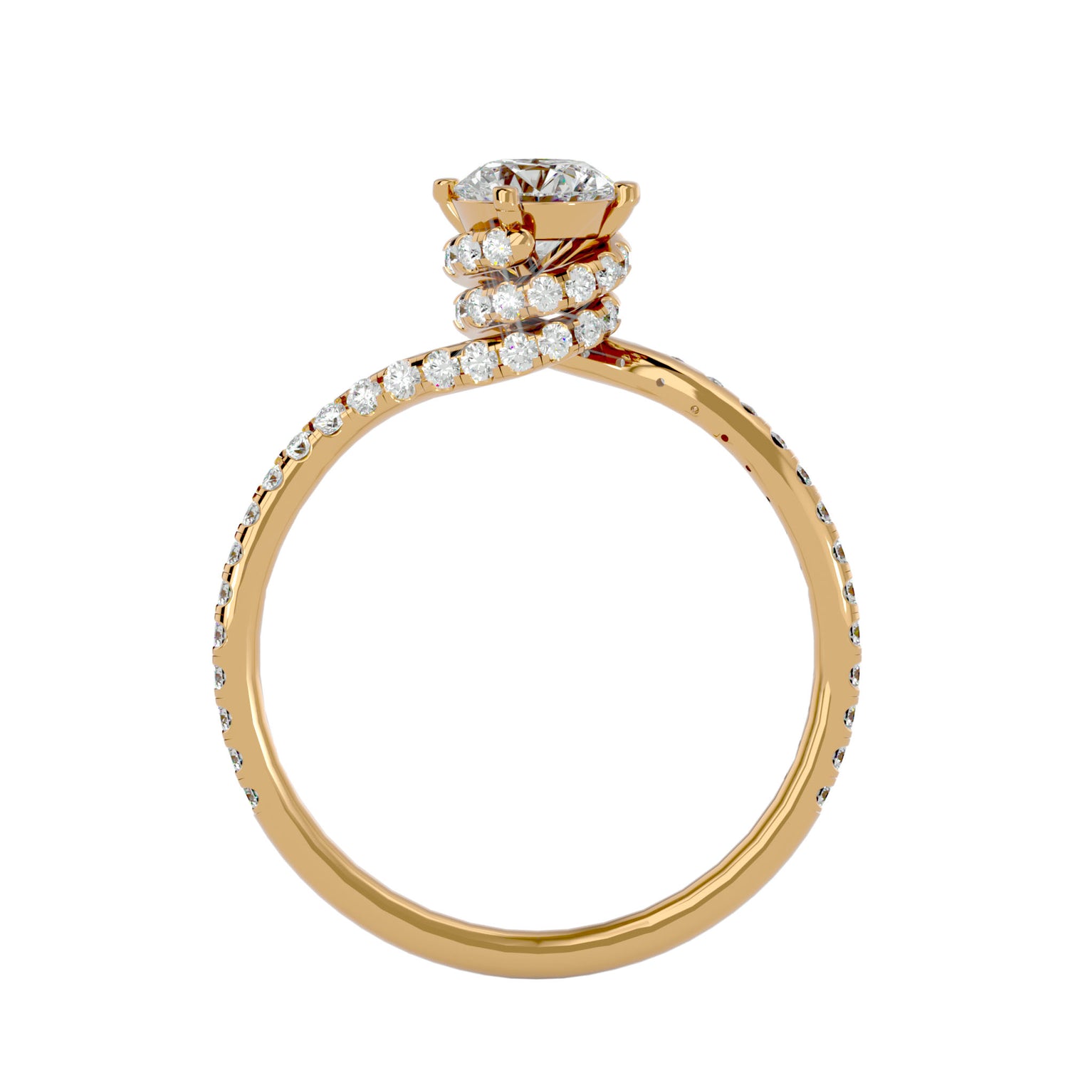 Myra Round Solitaire Ring