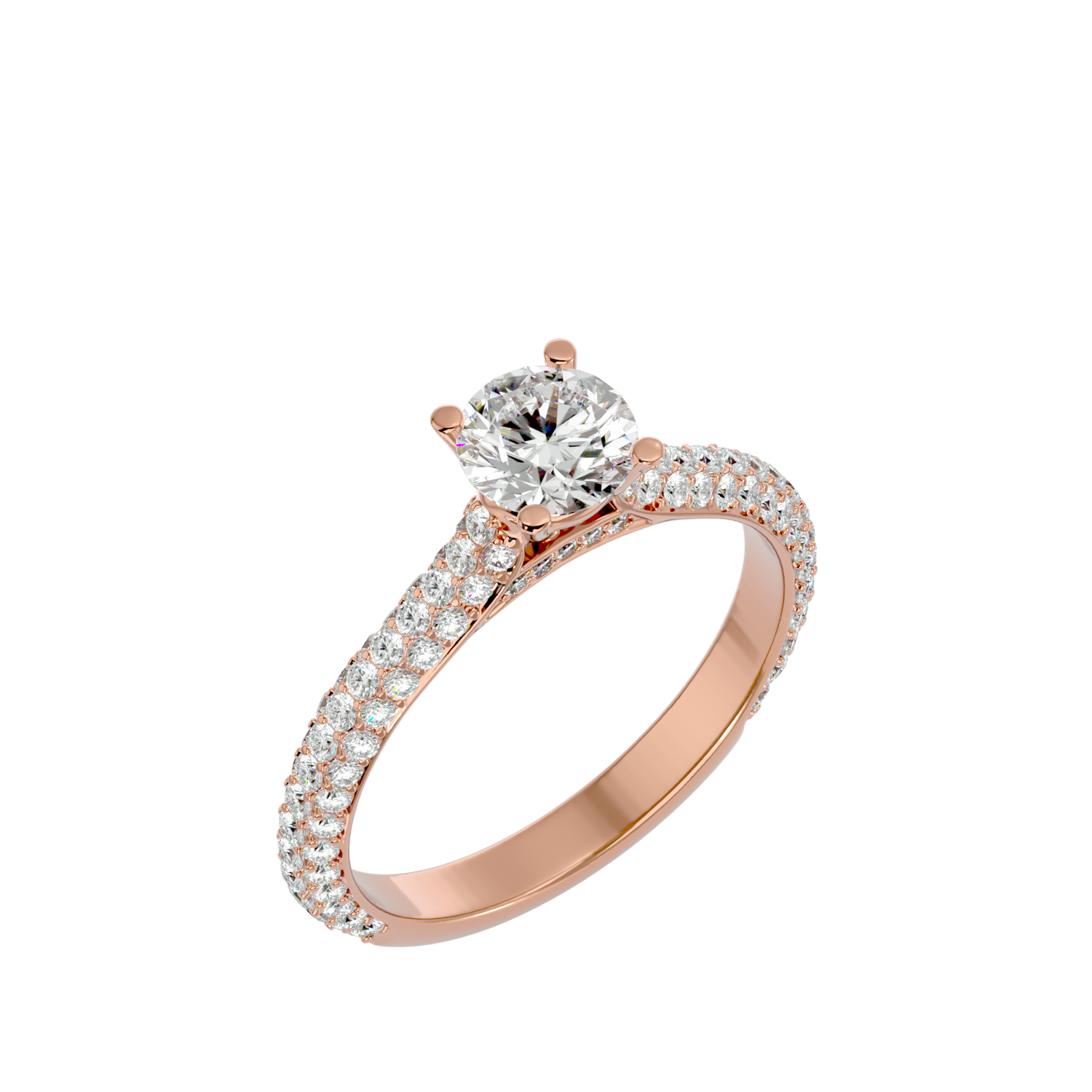 Fernanda Round Solitaire Ring