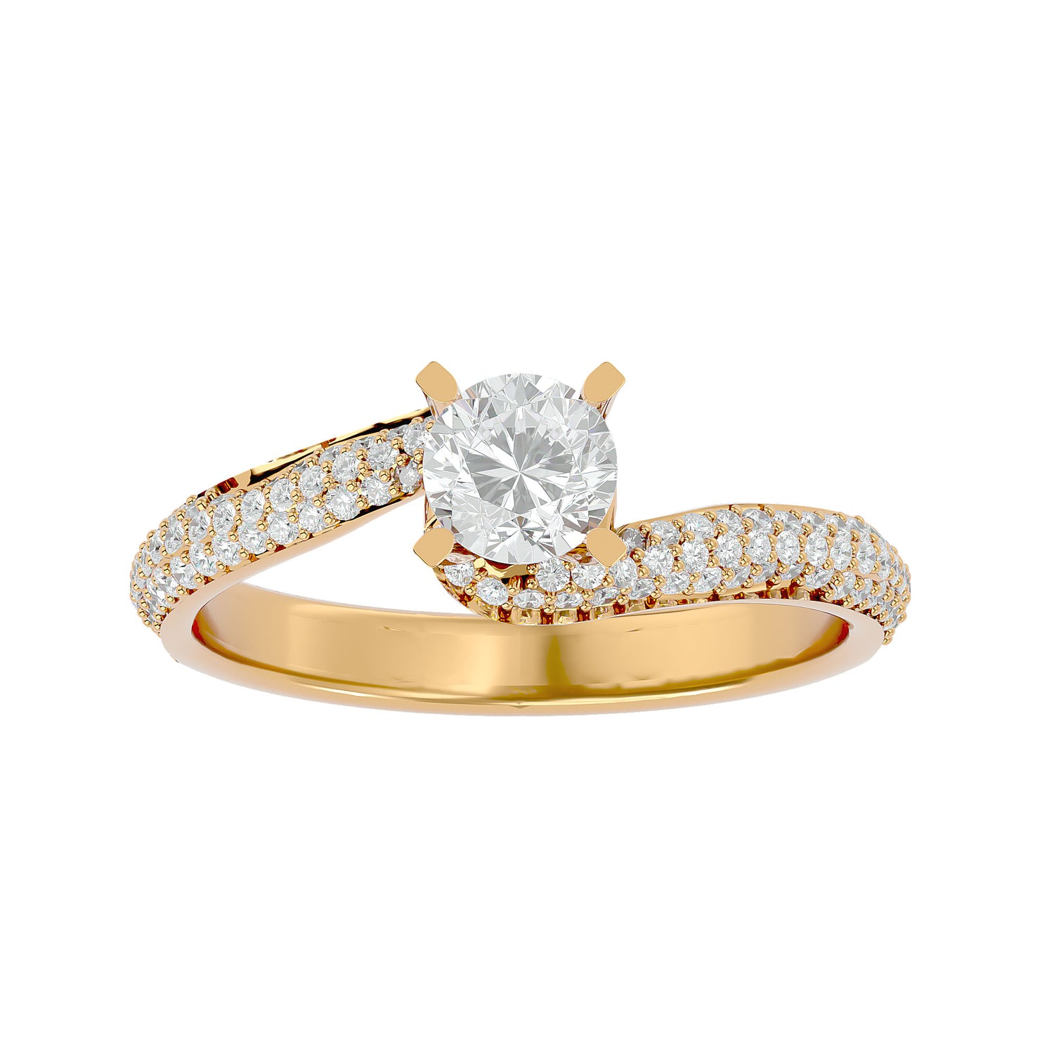 Hattie Round Solitaire Ring