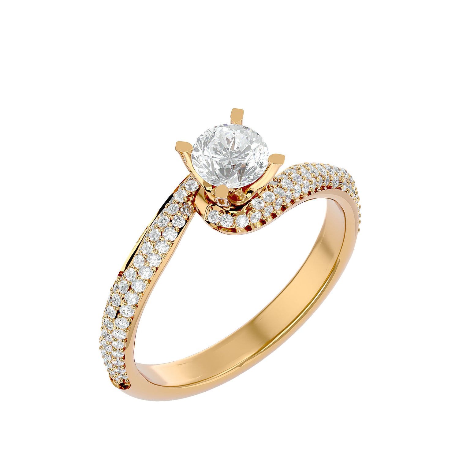 Hattie Round Solitaire Ring